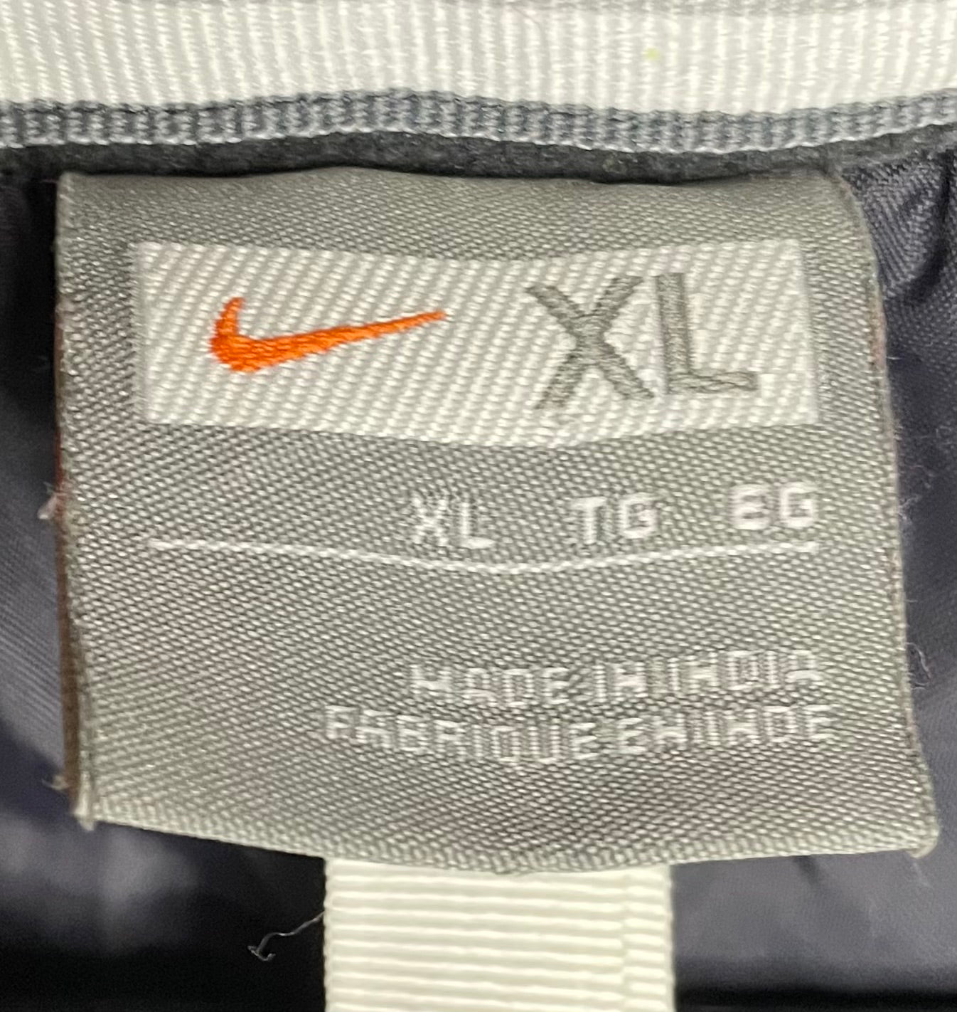 Nike Winterjacke Weiß/Grau Größe XL