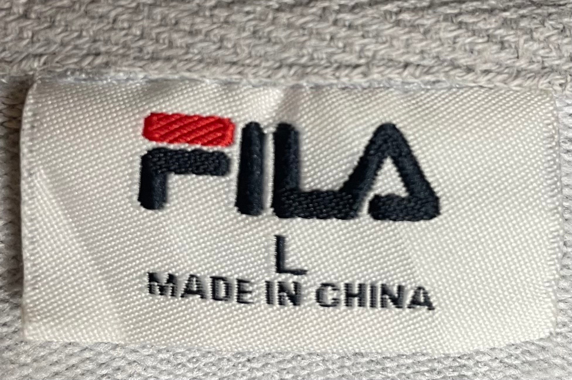 FILA Vintage Sweater Grau Größe L