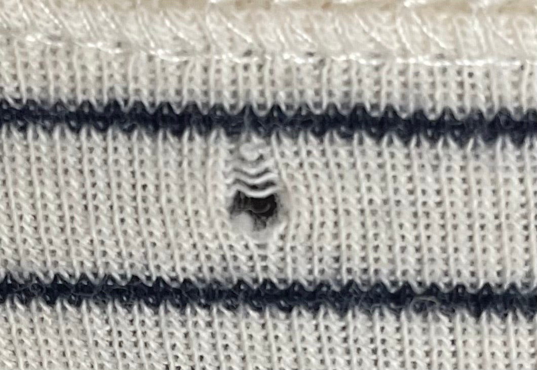 Ralph Lauren Longsleeve Weiß/Blau gestreift Damen Größe M
