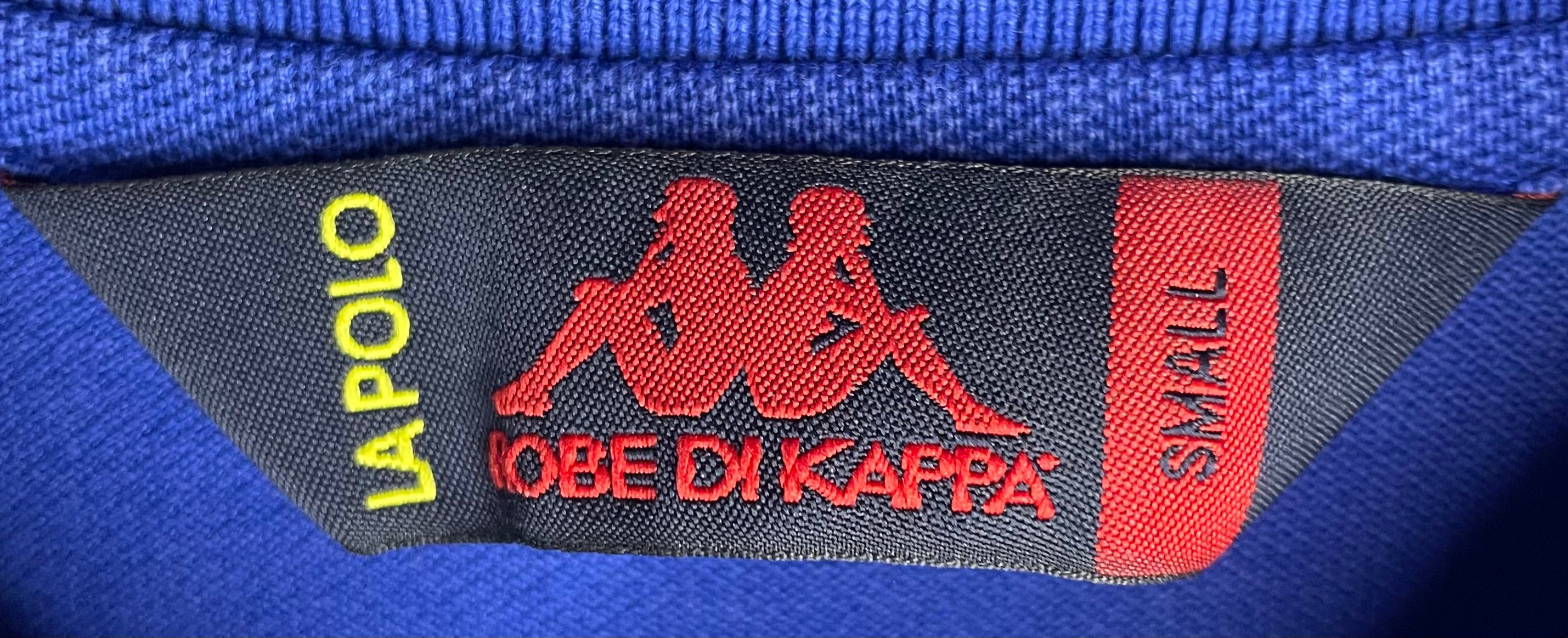 Kappa Vintage Poloshirt Blau Größe S