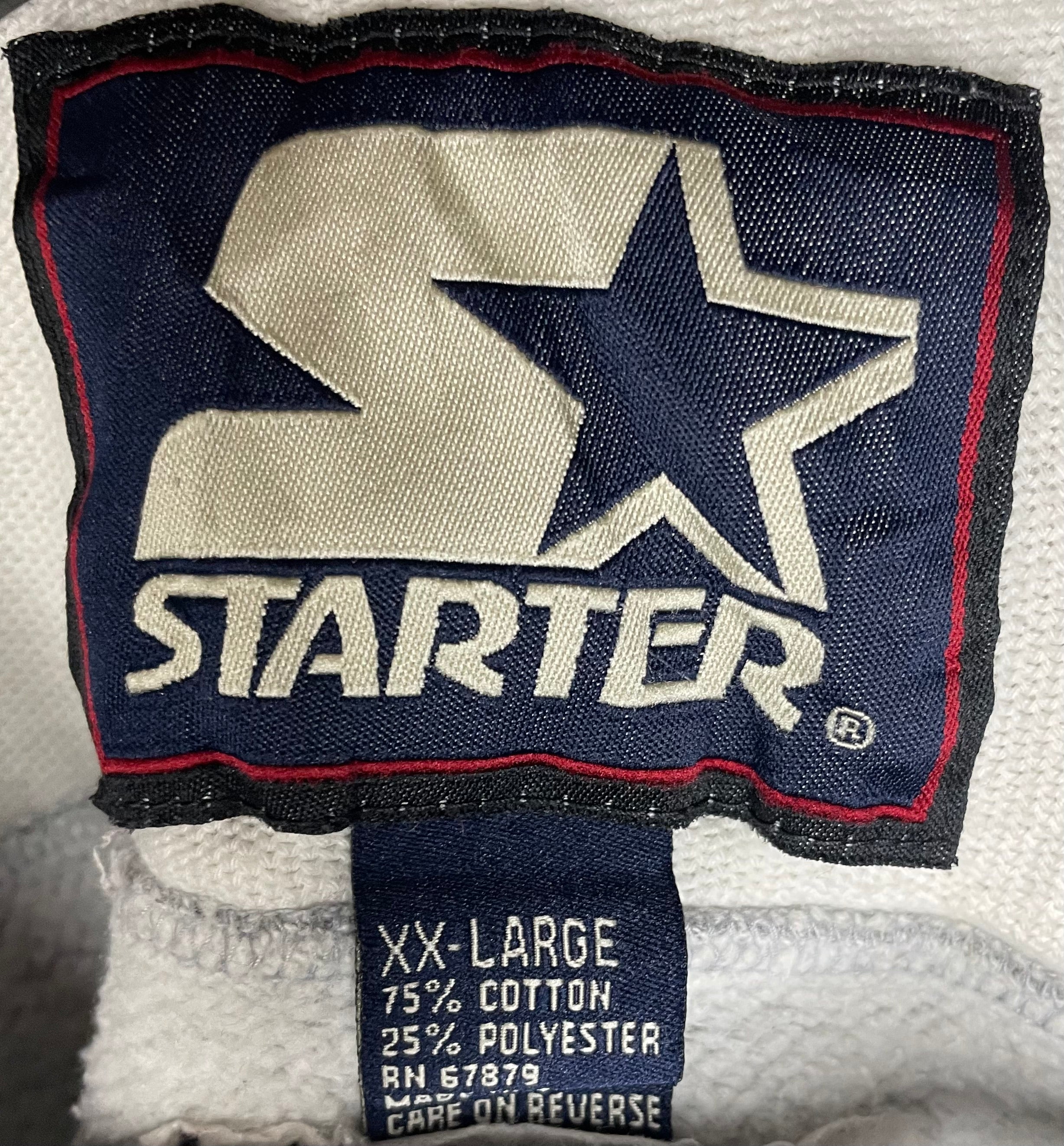 Starter Vintage Sweater Platinum Technology Grau Größe XXL