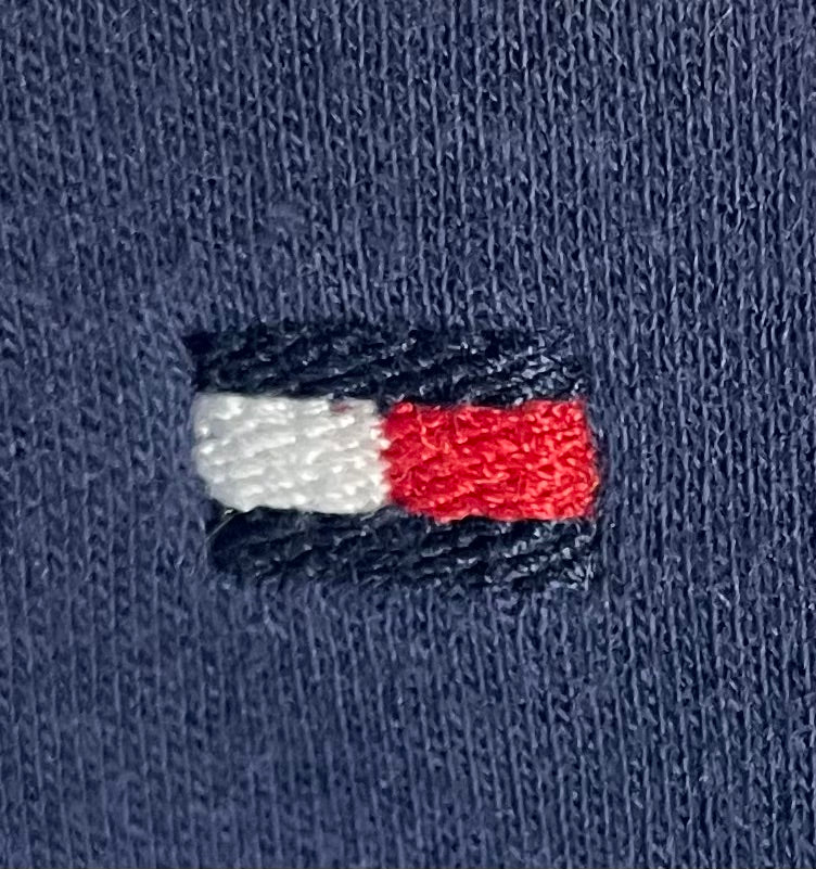 Tommy Hilfiger Poloshirt Blau gestreift Größe L