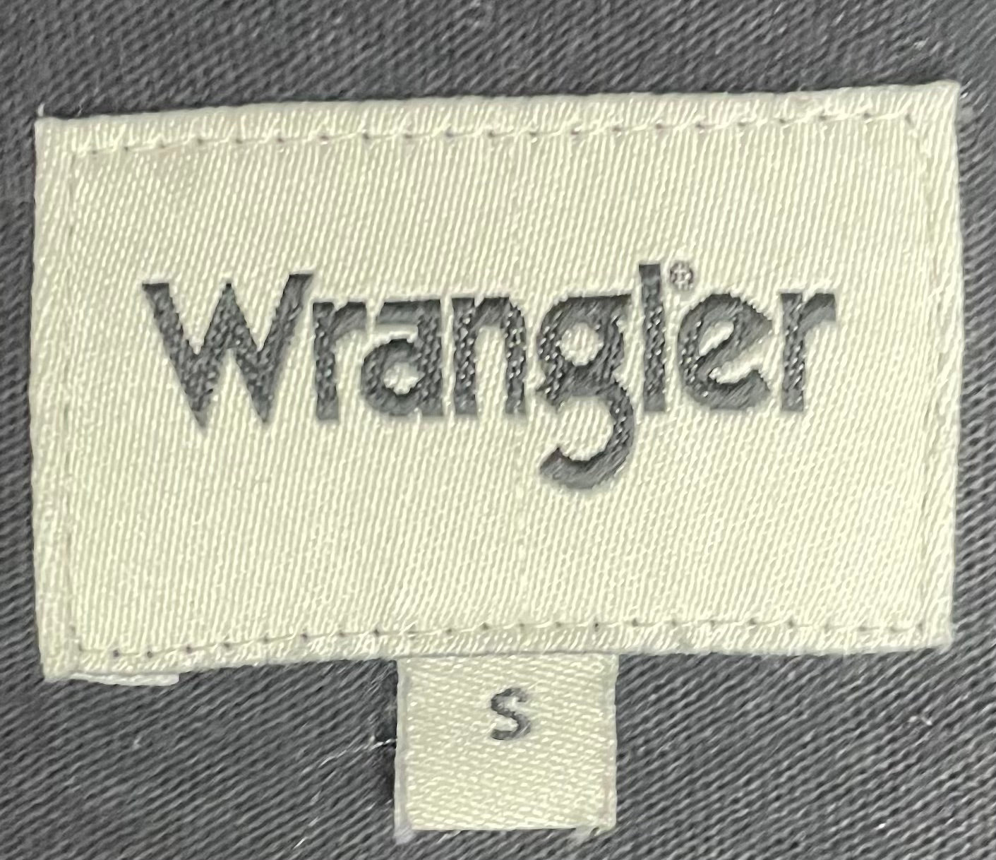 Wrangler T-Shirt Schwarz bedruckt Größe S