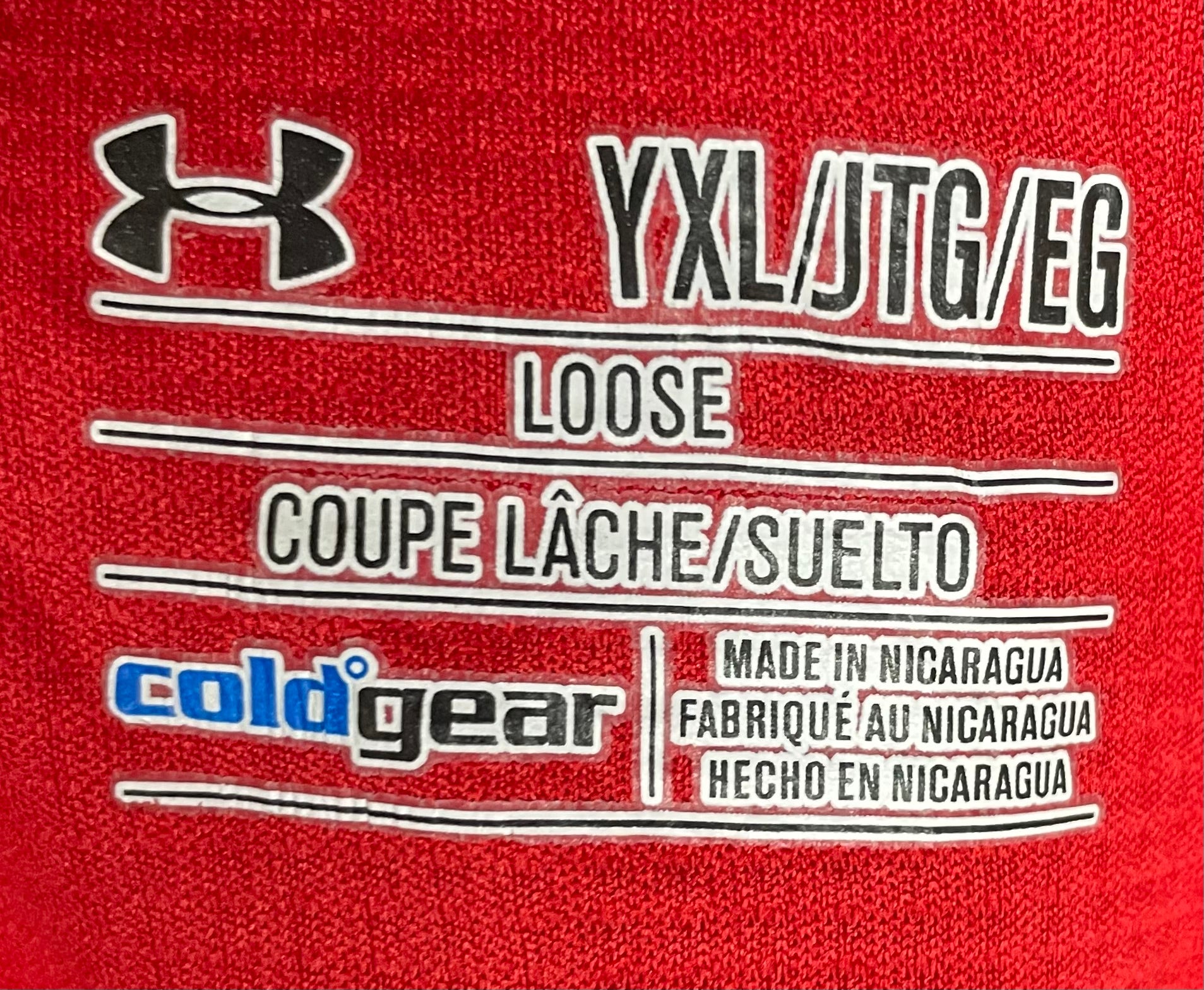Under Armour Longsleeve Rot/Blau Größe XL Kinder