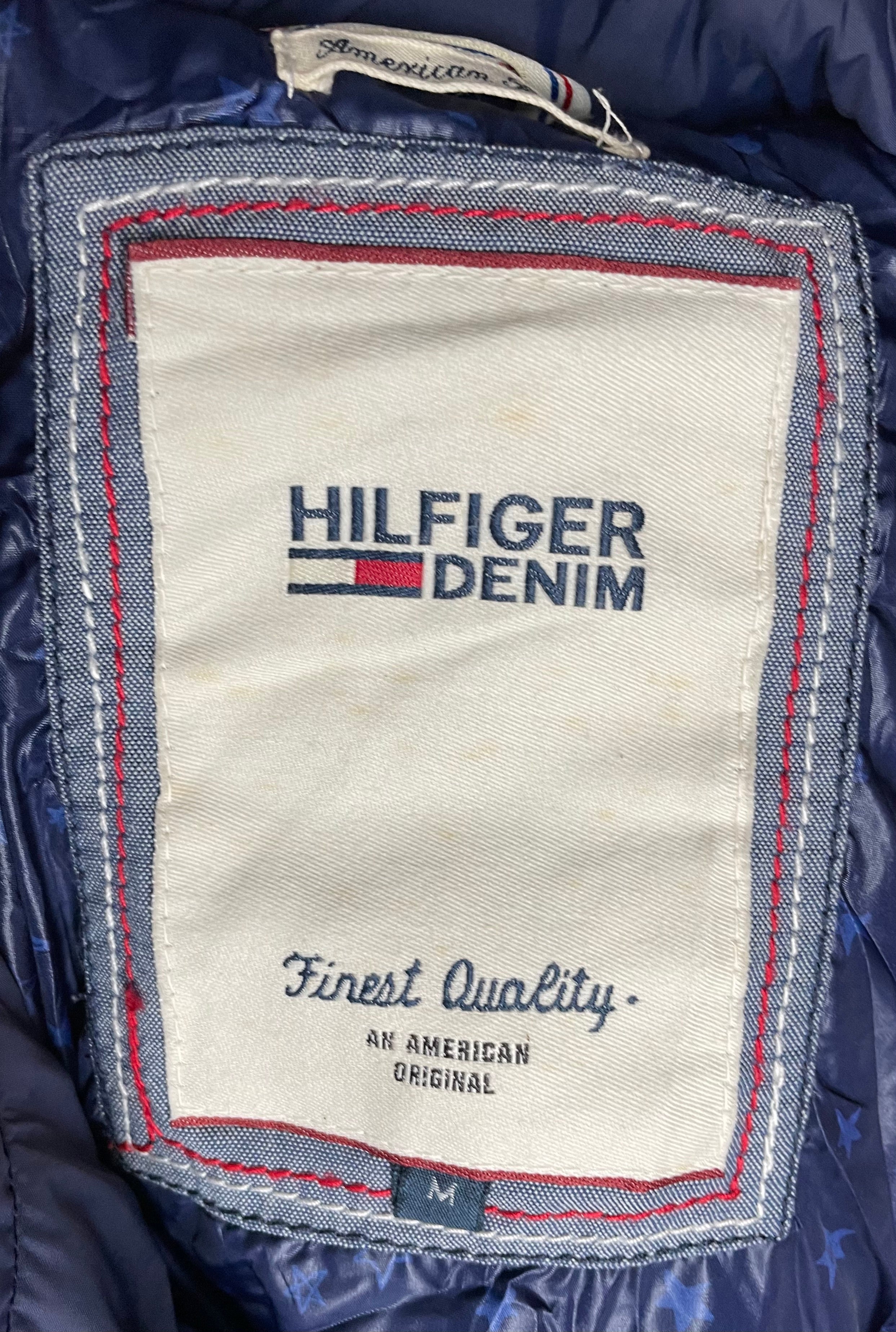 Hilfiger Denim Regenjacke Blau/Pink Größe M Damen