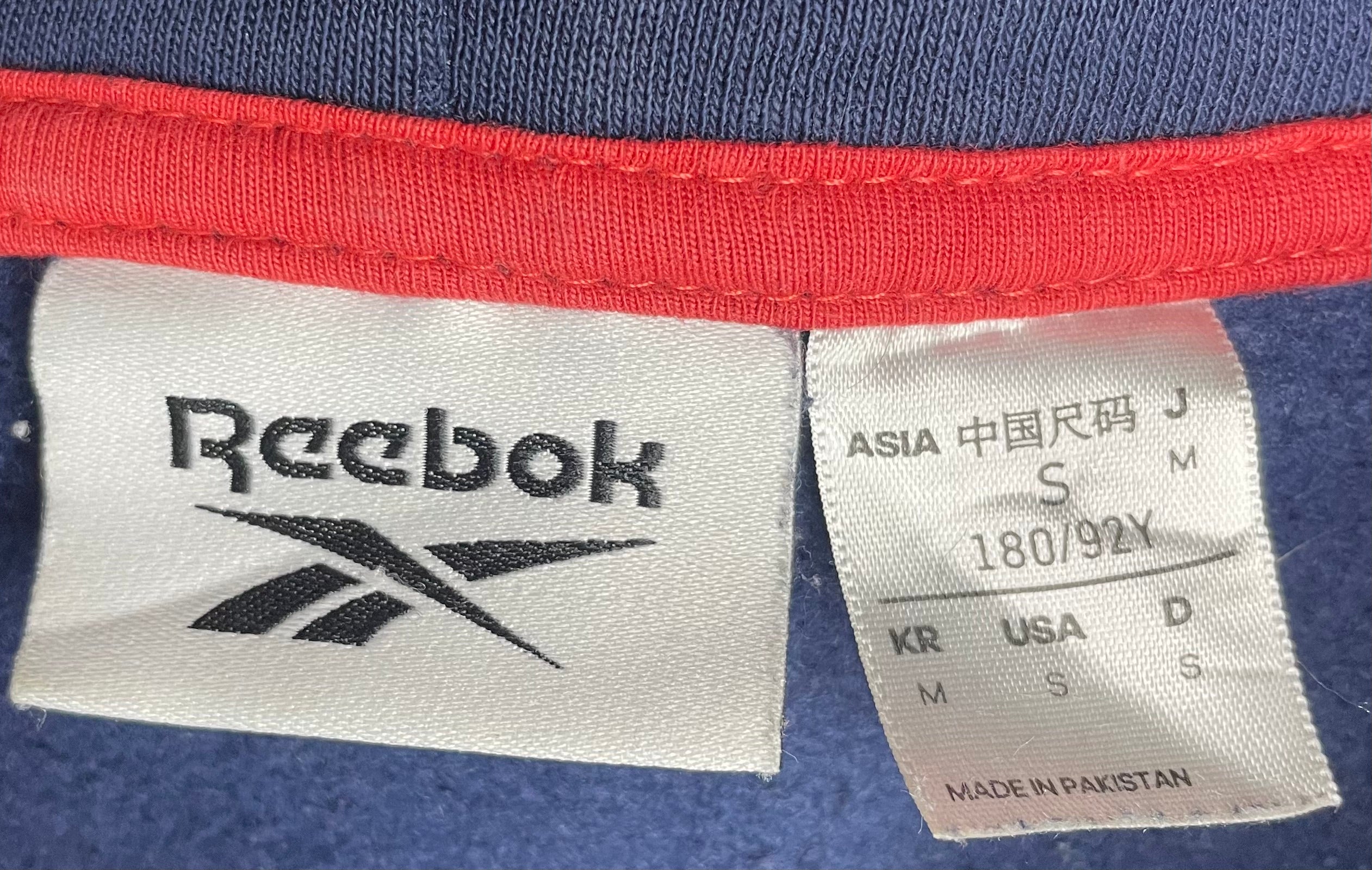 Reebok Hoodie Blau Größe S