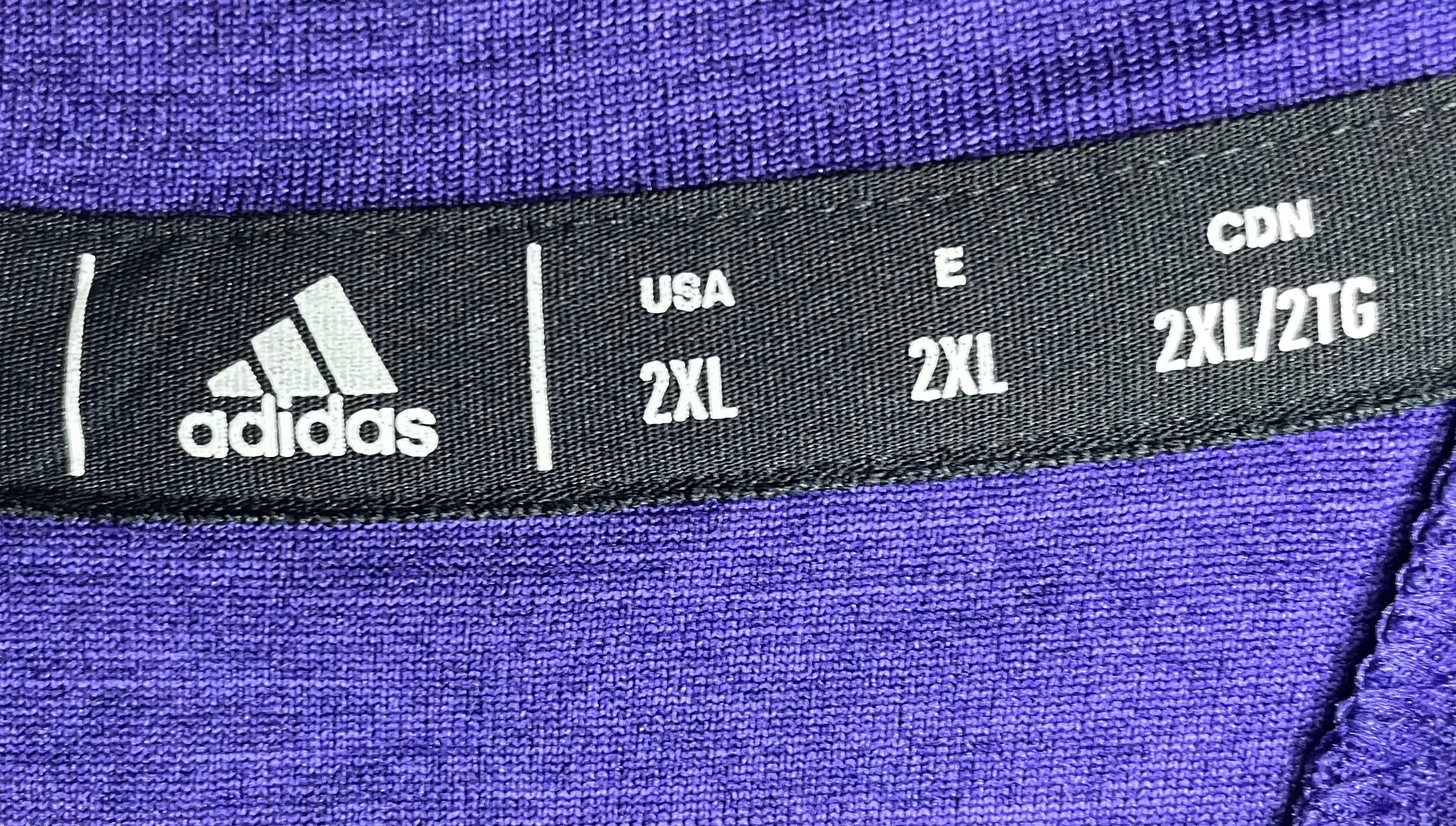 Adidas T-Shirt East Carolina University Lila Größe XXL