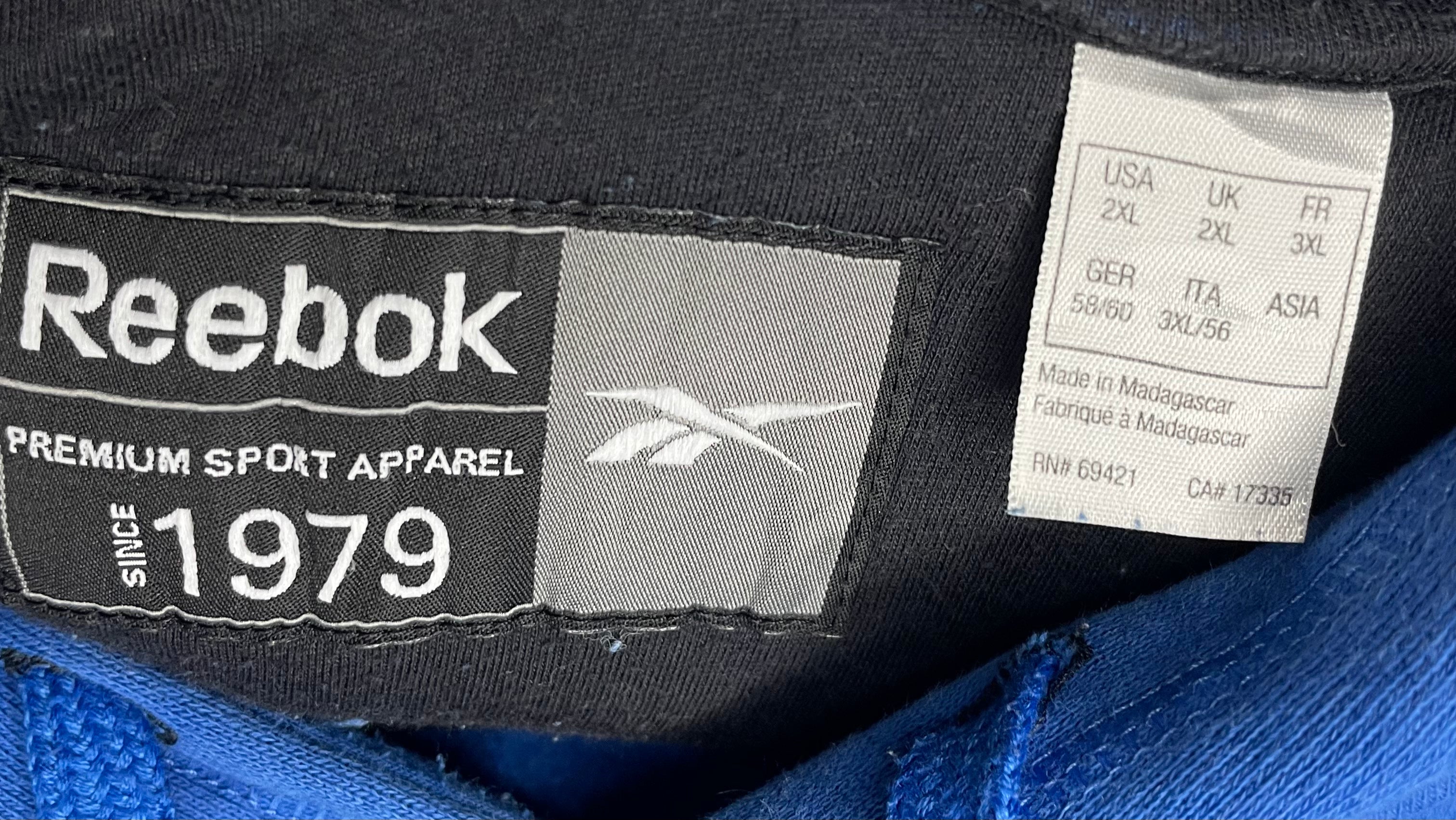 Reebok Vintage Hoodie Blau Größe XXL