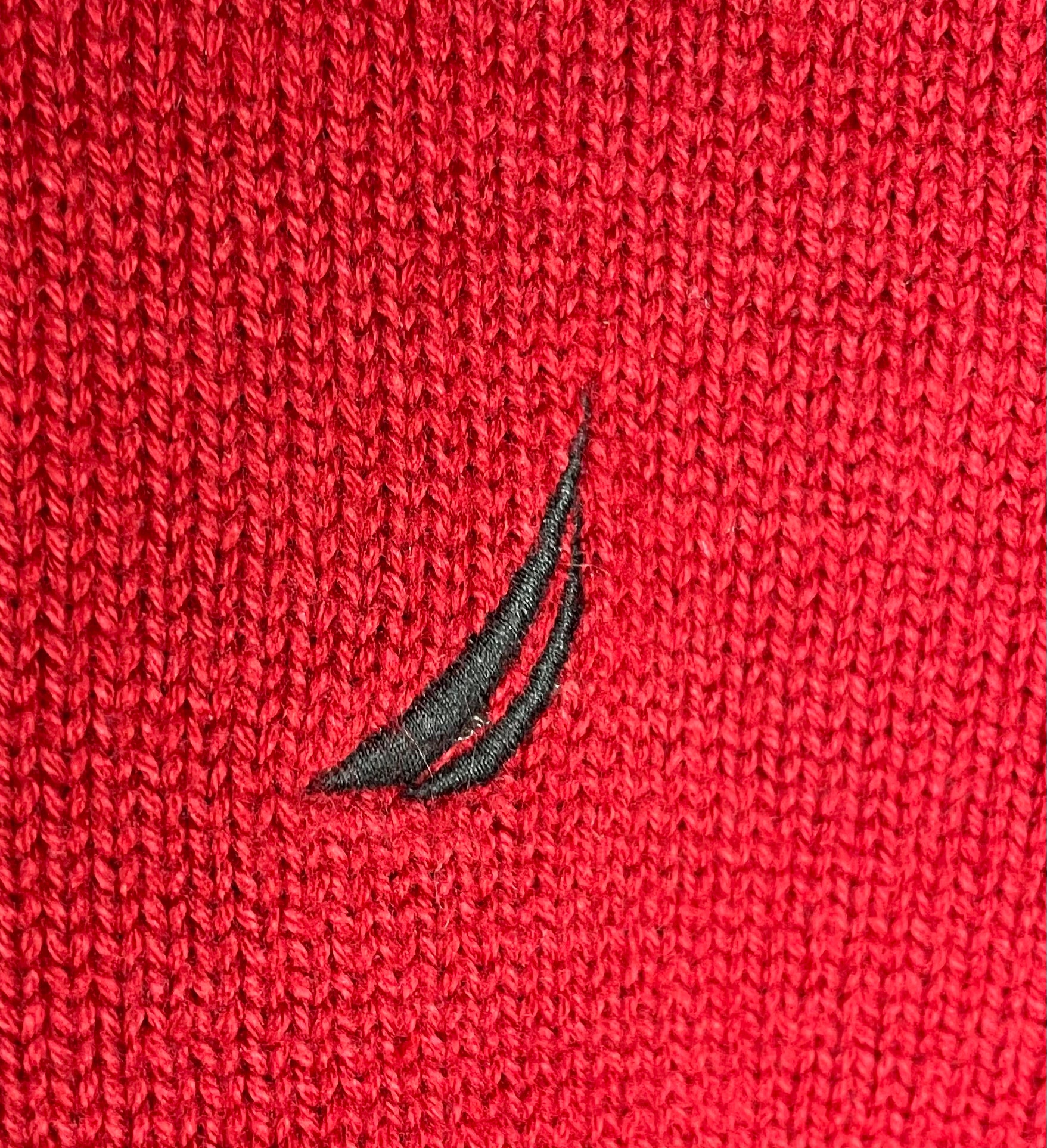 Nautica Vintage Knit Pullover Rot Größe L