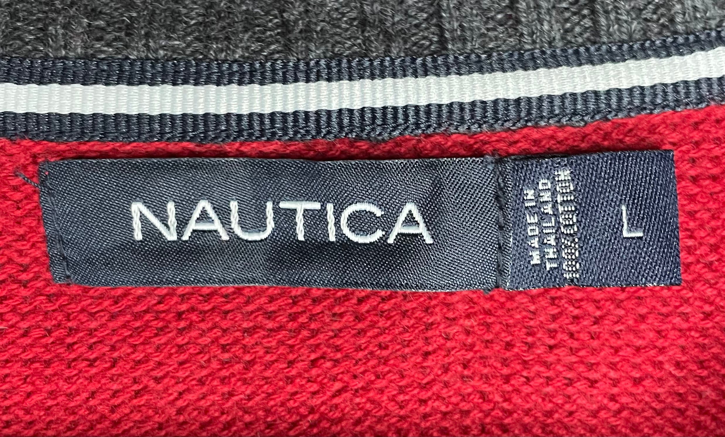 Nautica Vintage Knit Pullover Rot Größe L