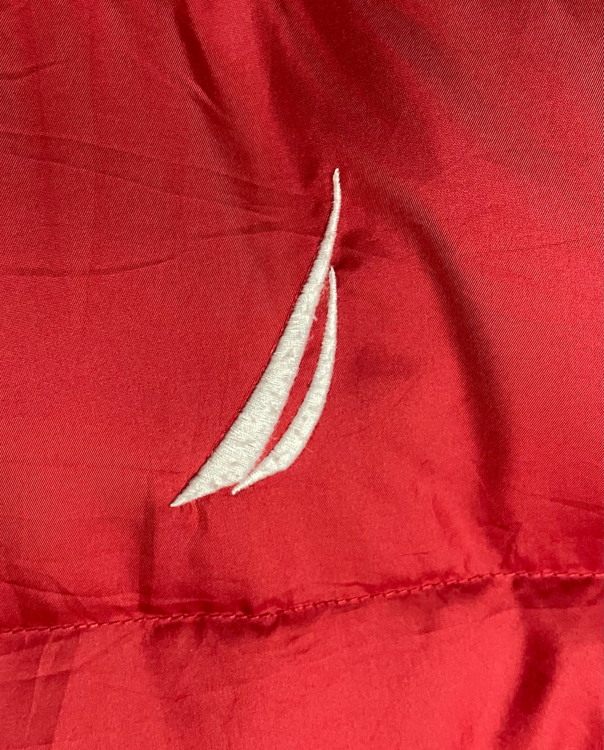 Nautica Vintage Daunenweste Rot Größe XL