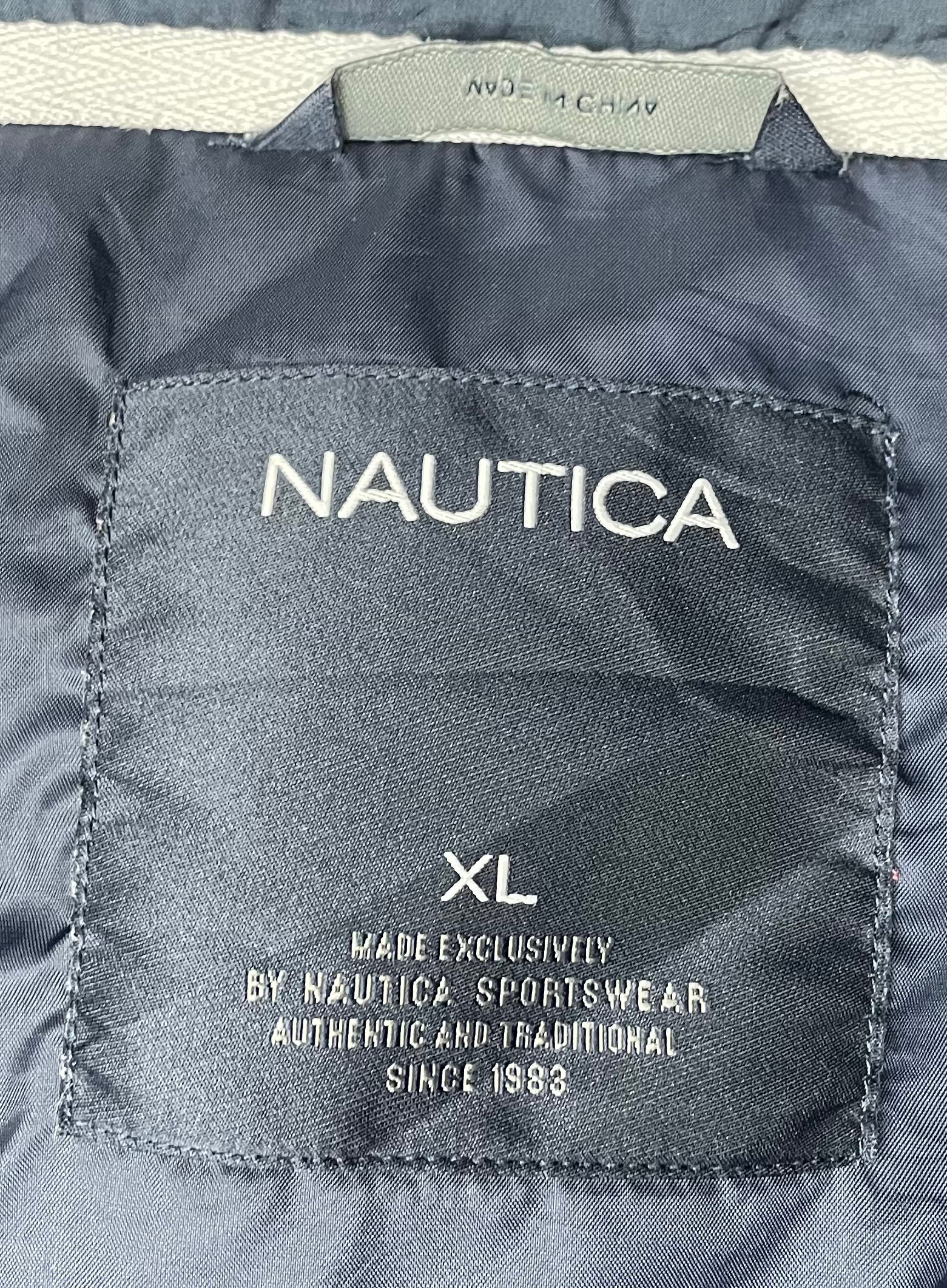 Nautica Vintage Daunenweste Rot Größe XL