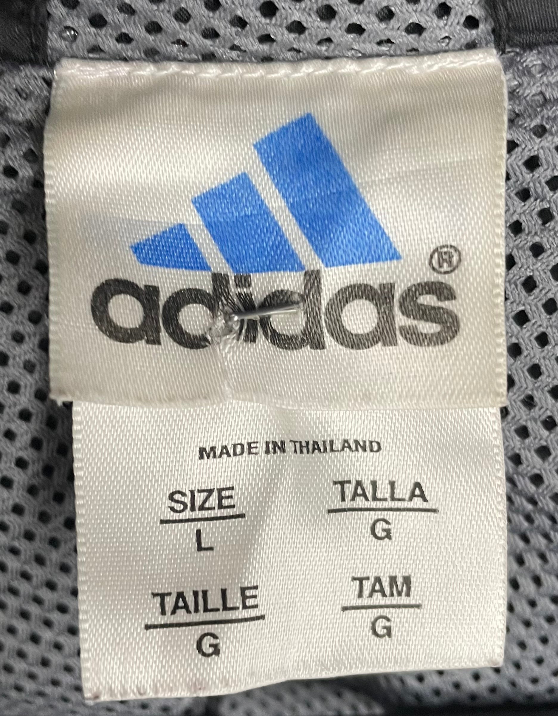 Adidas Regenjacke Schwarz/Weiß Größe L Kinder