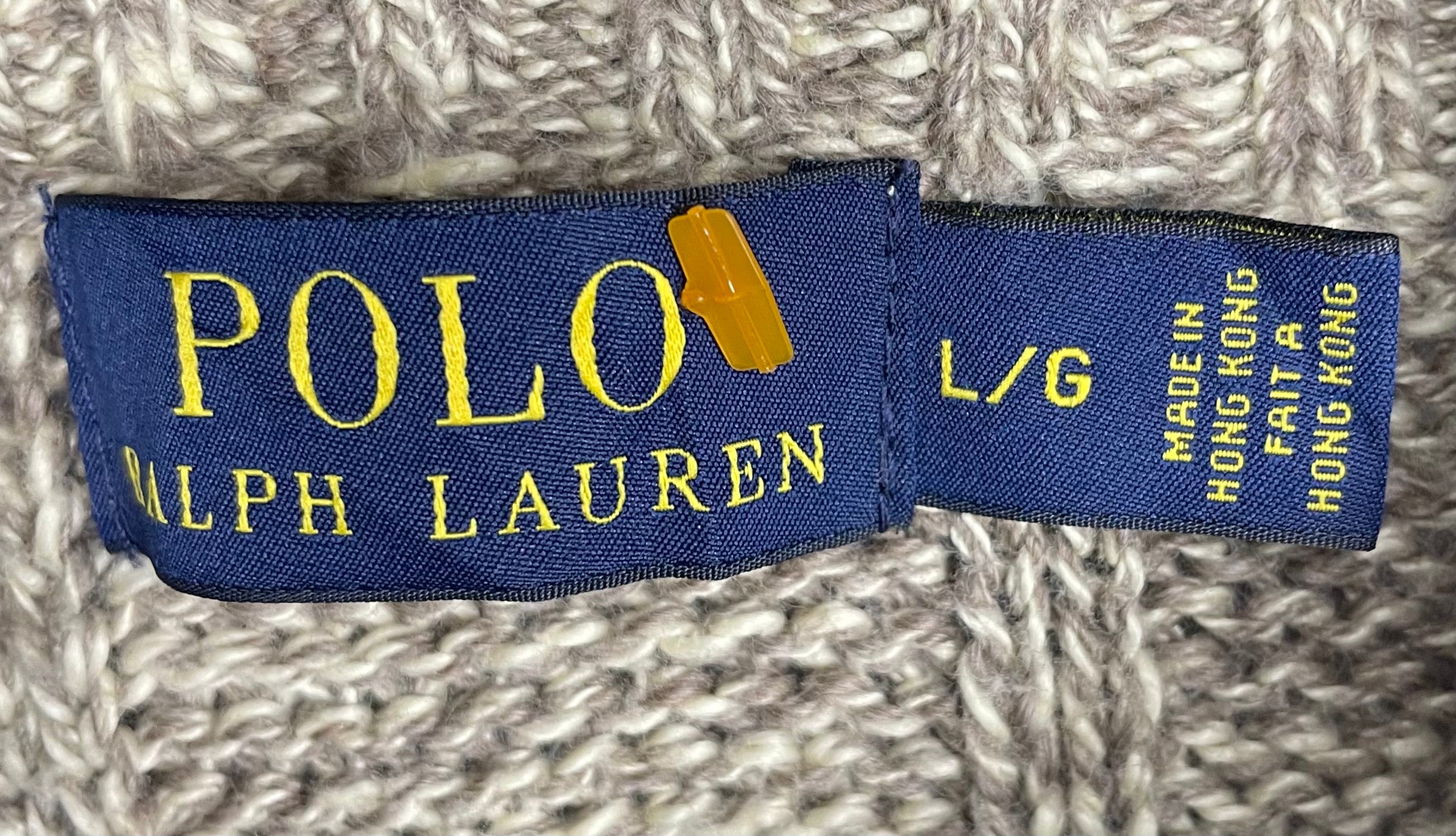 Ralph Lauren Knit Pullover Beige Größe L