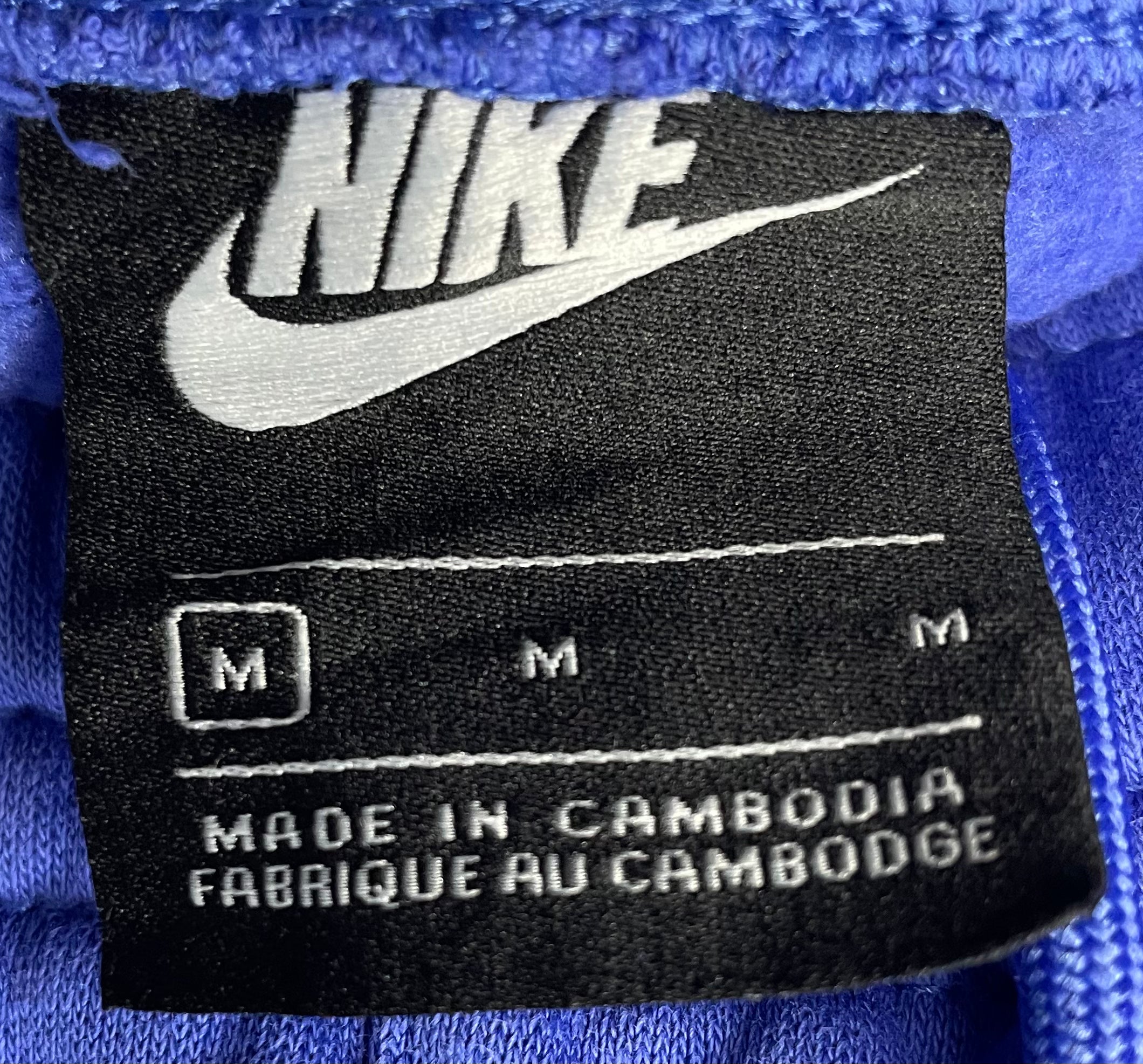 Nike Jogginghose Blau/Weiß Größe M Damen