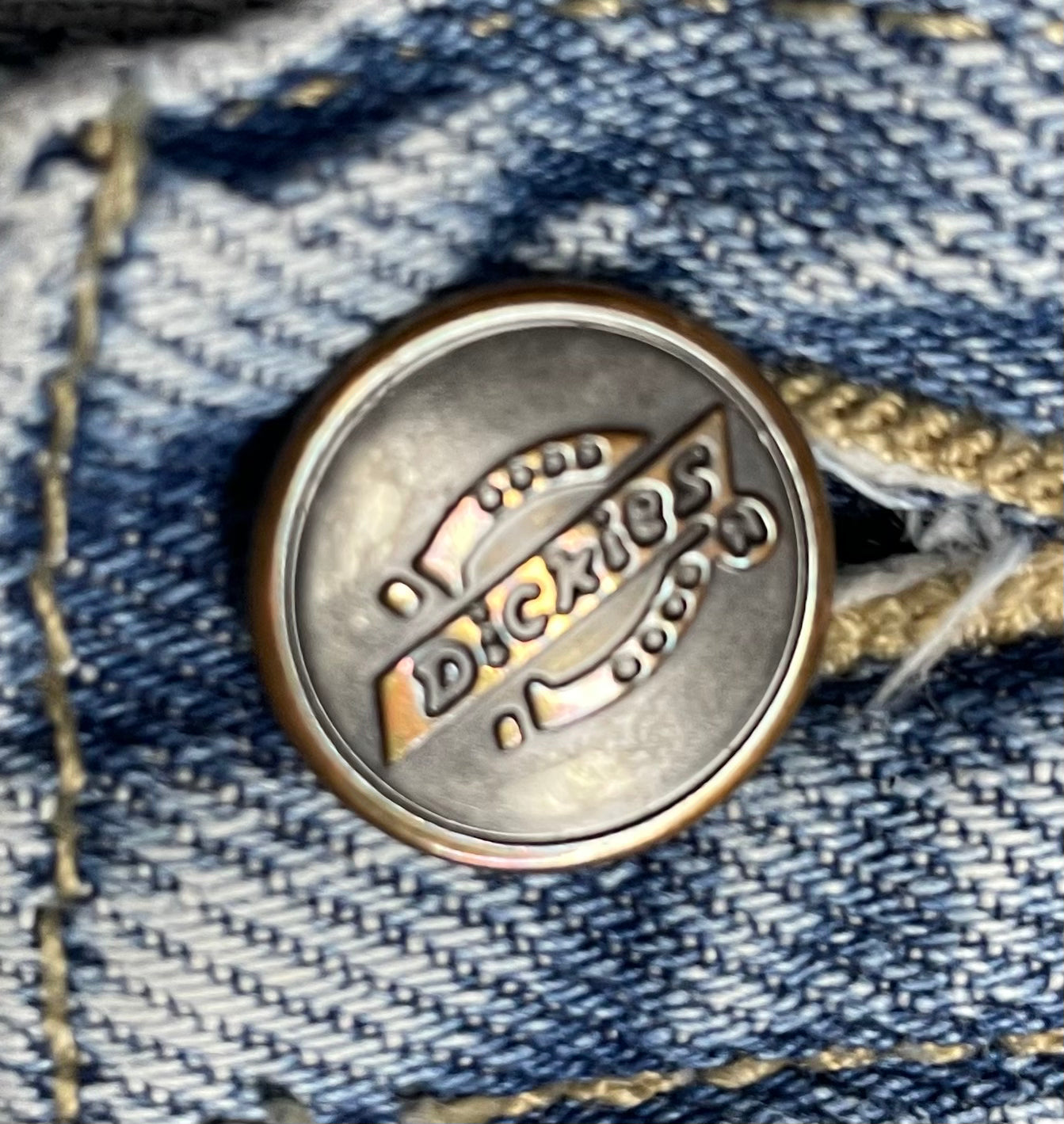 Dickies Vintage Workwear Jeans Hellblau W38 L32