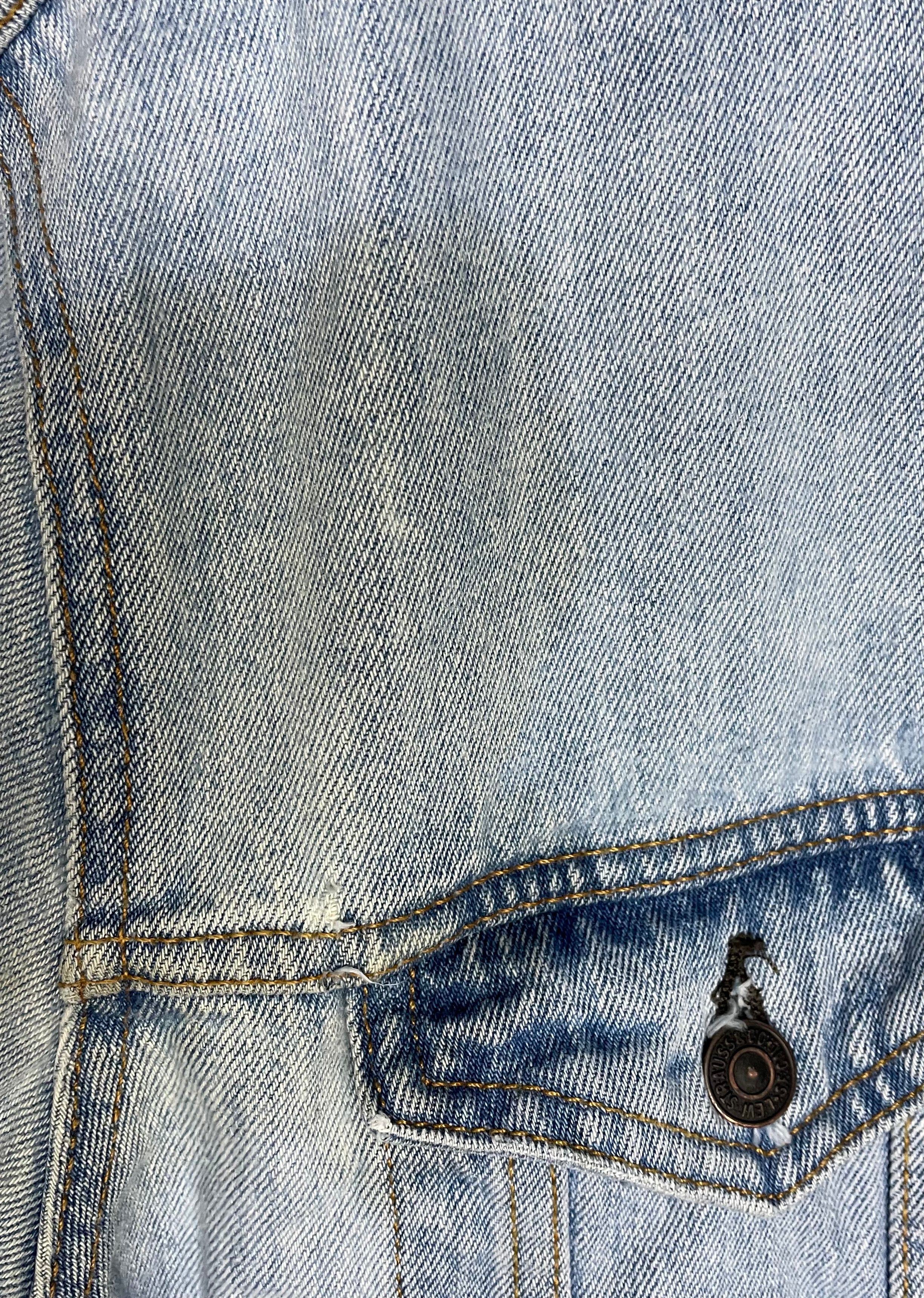 Levi`s Vintage Jeansjacke Hellblau Größe XL