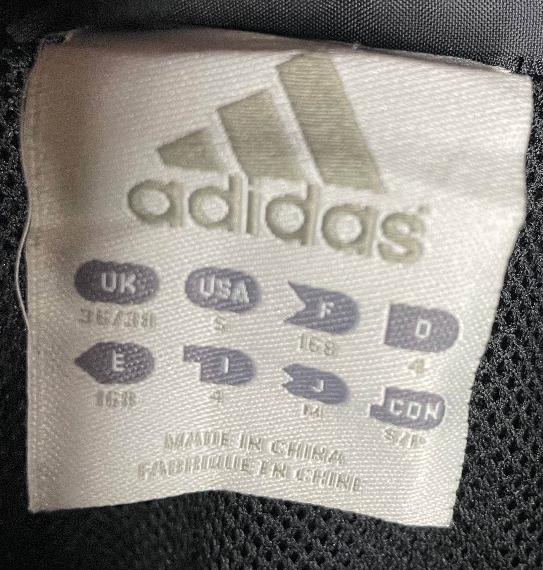 Adidas Regenjacke ALMA Soccer Schwarz Größe S