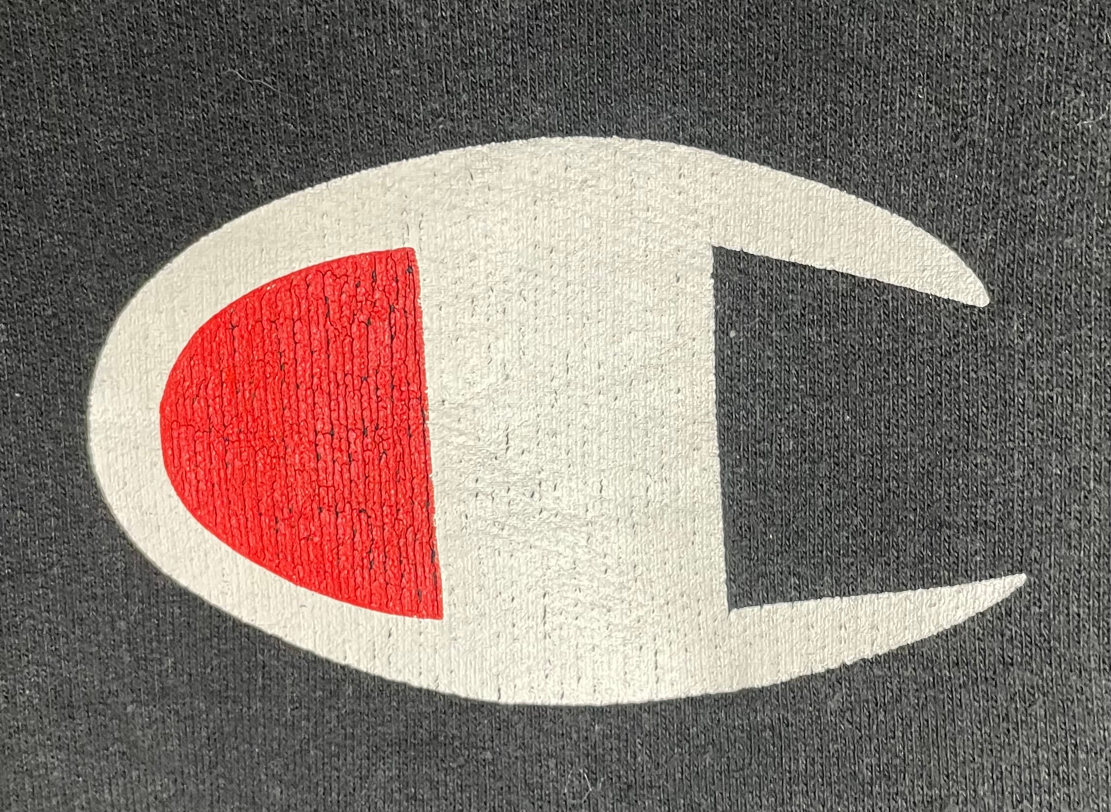 Champion Vintage Hoodie Schwarz Größe XXL Damen