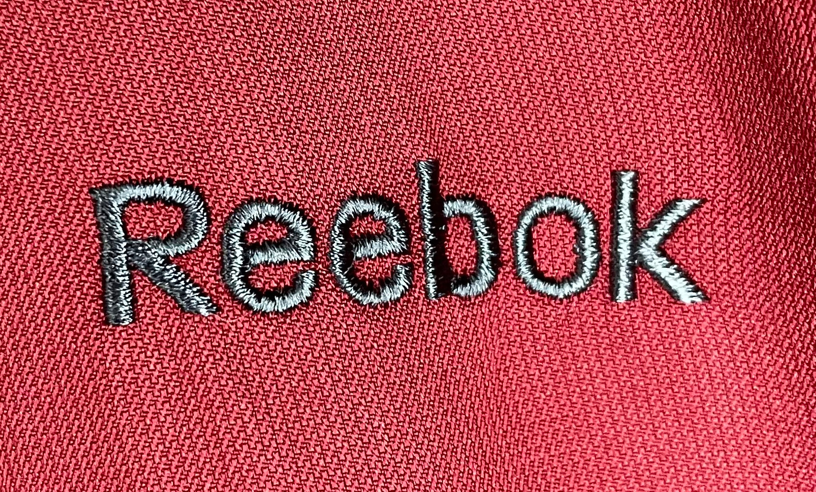 Reebok Vintage Trainingsjacke Rot/Grau Größe XL