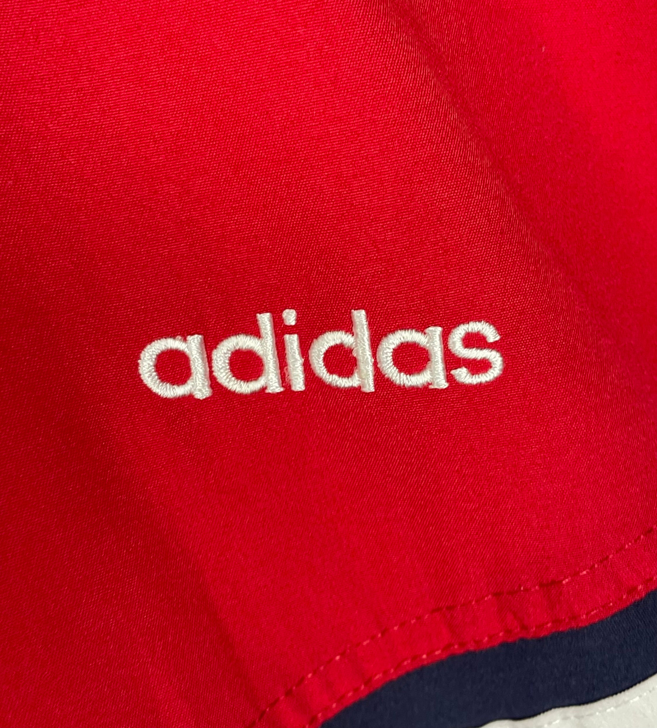 Adidas Vintage Trainingsjacke Rot/Blau Größe L