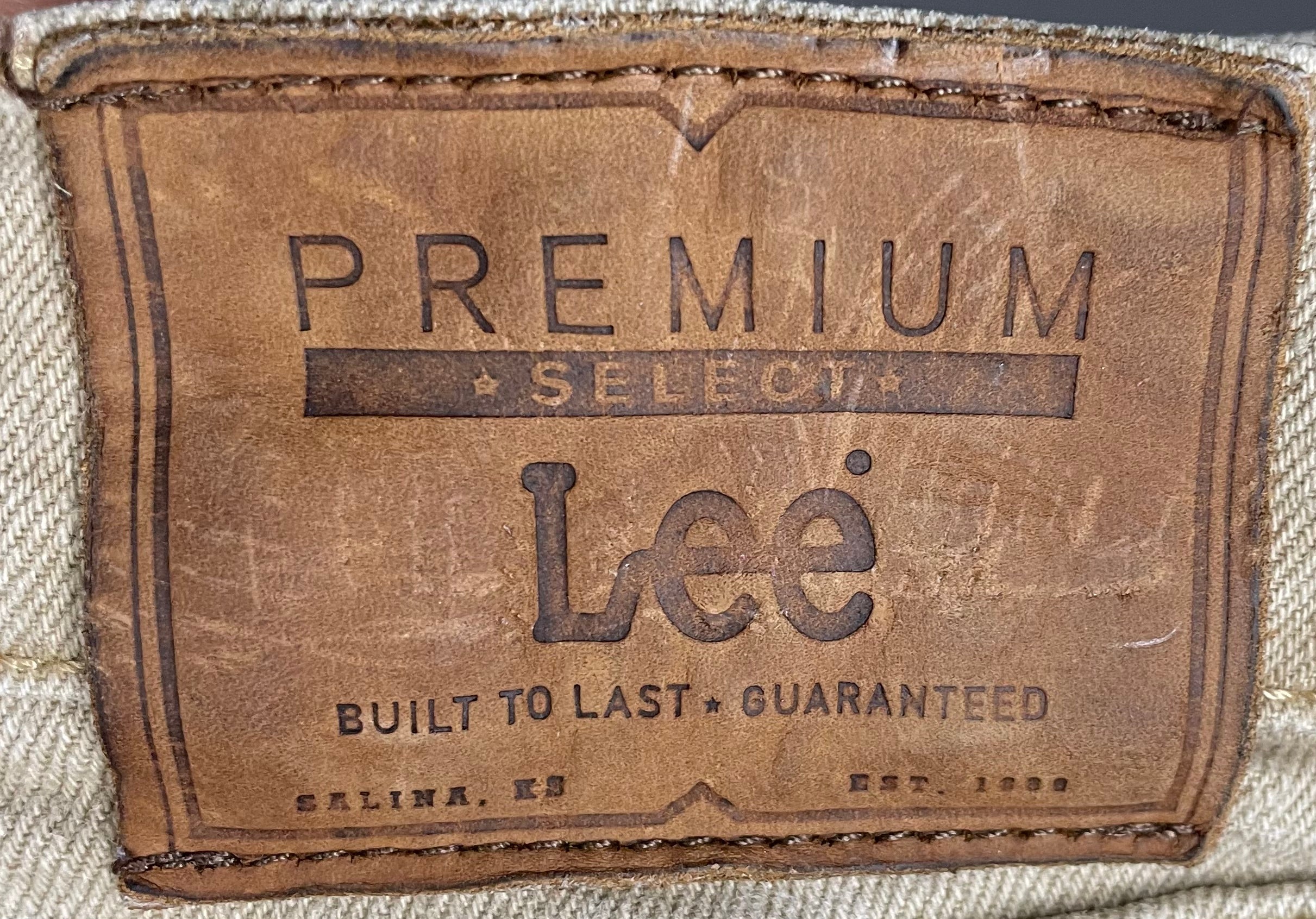 LEE Premium Select Jeans Beige Größe W36 L34