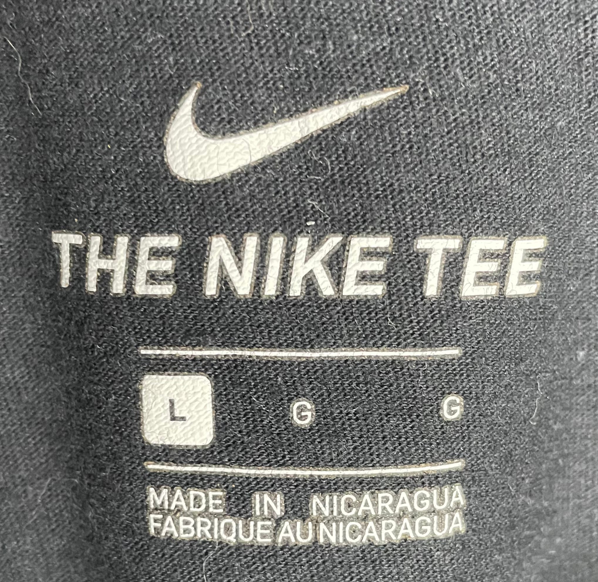 Nike T-Shirt Schwarz Größe L