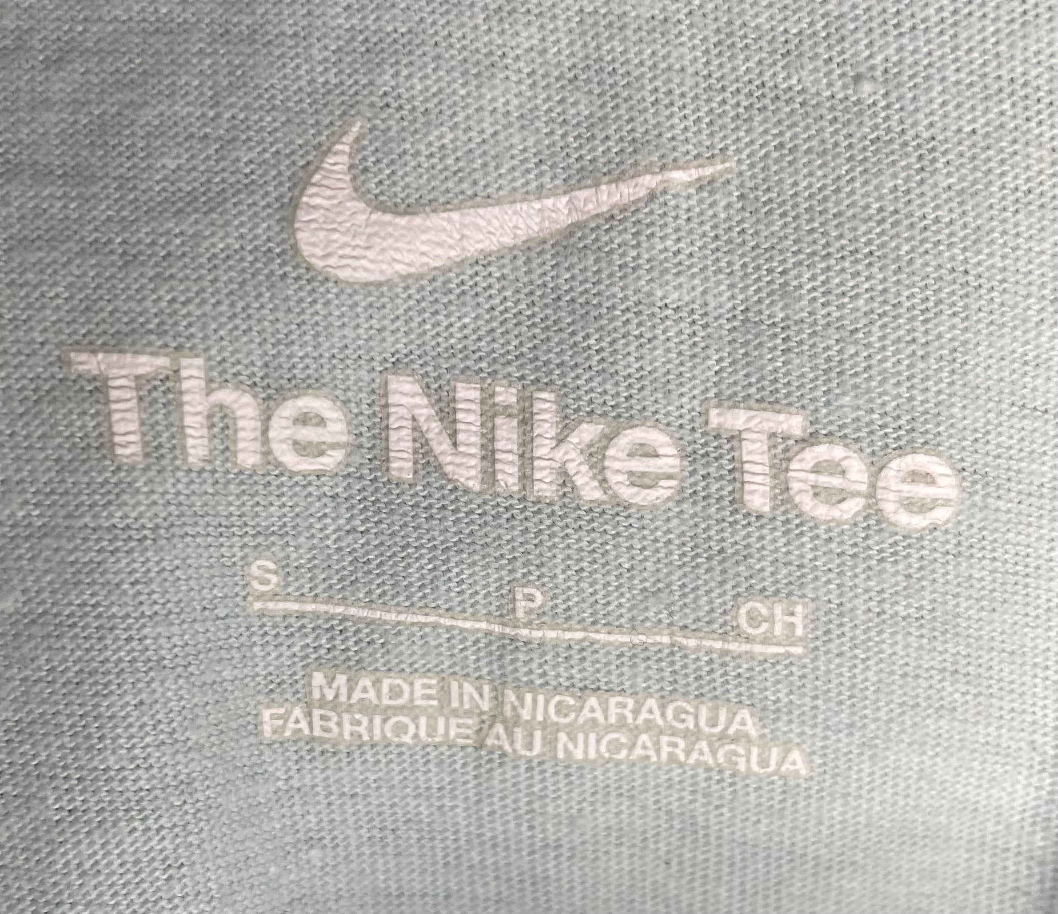 Nike T-Shirt Just Do It Hellblau Größe S