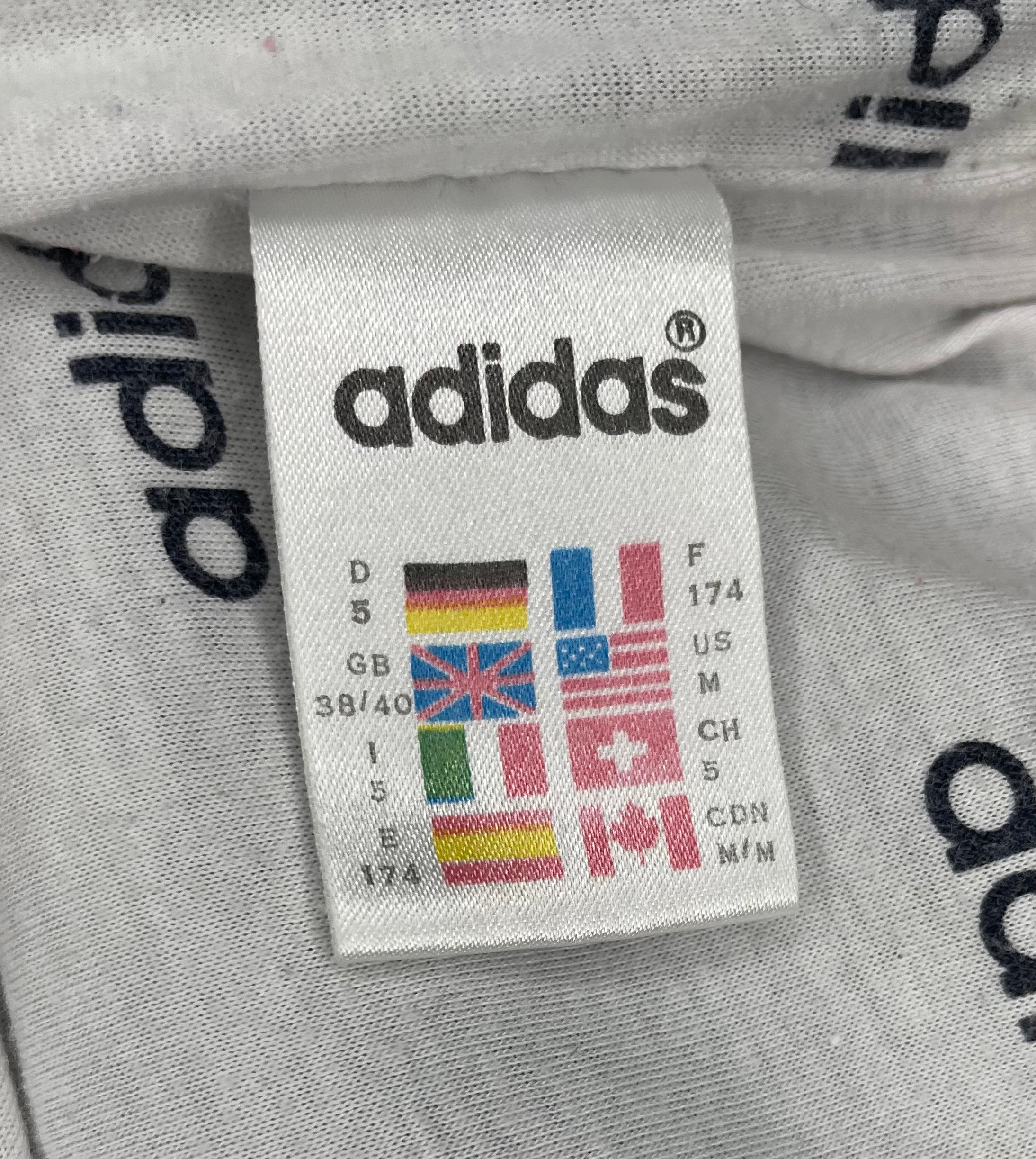 Adidas Vintage Trainingsjacke Rot/Blau Größe M
