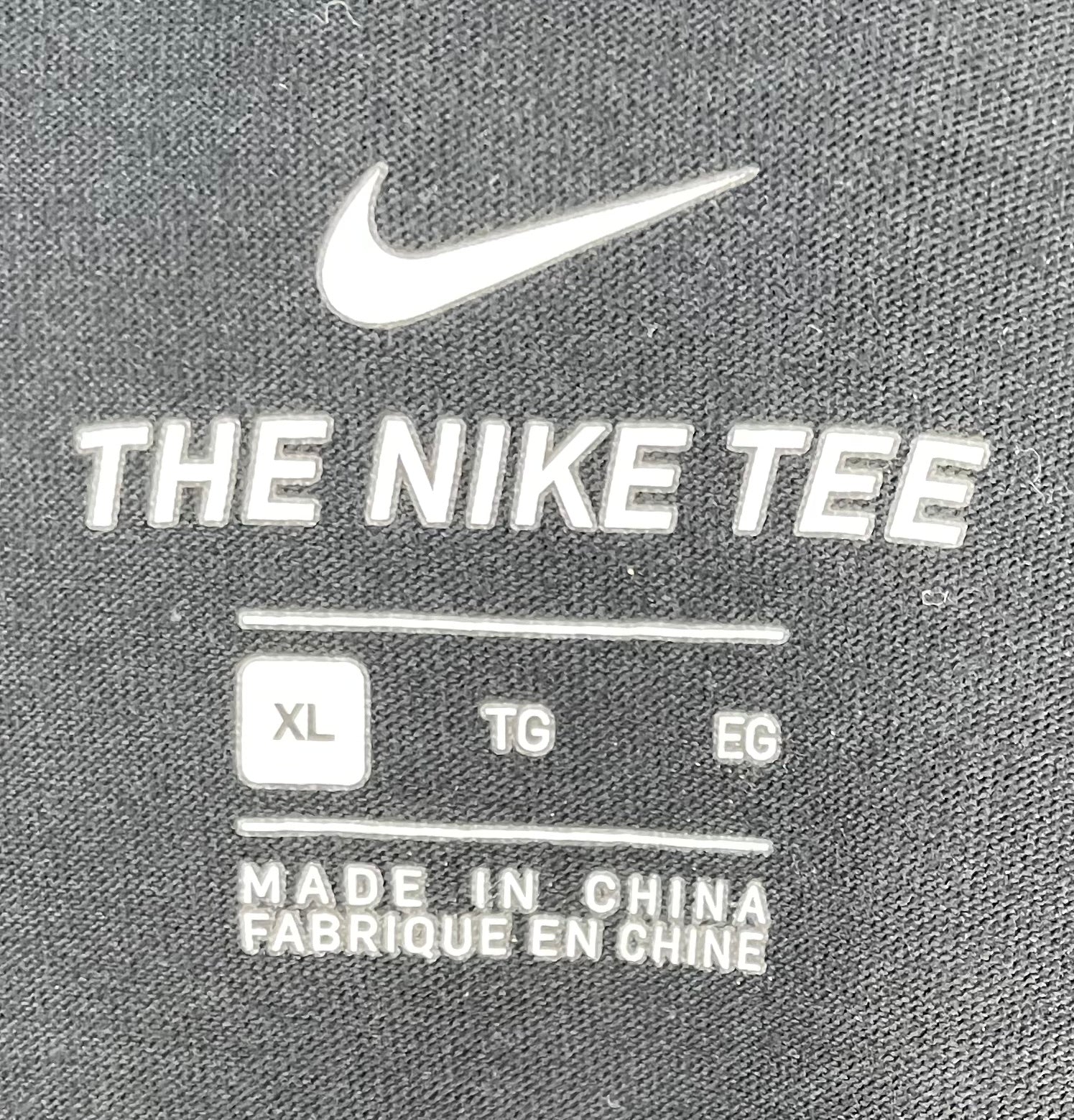 Nike T-Shirt Air-Print Schwarz Größe XL