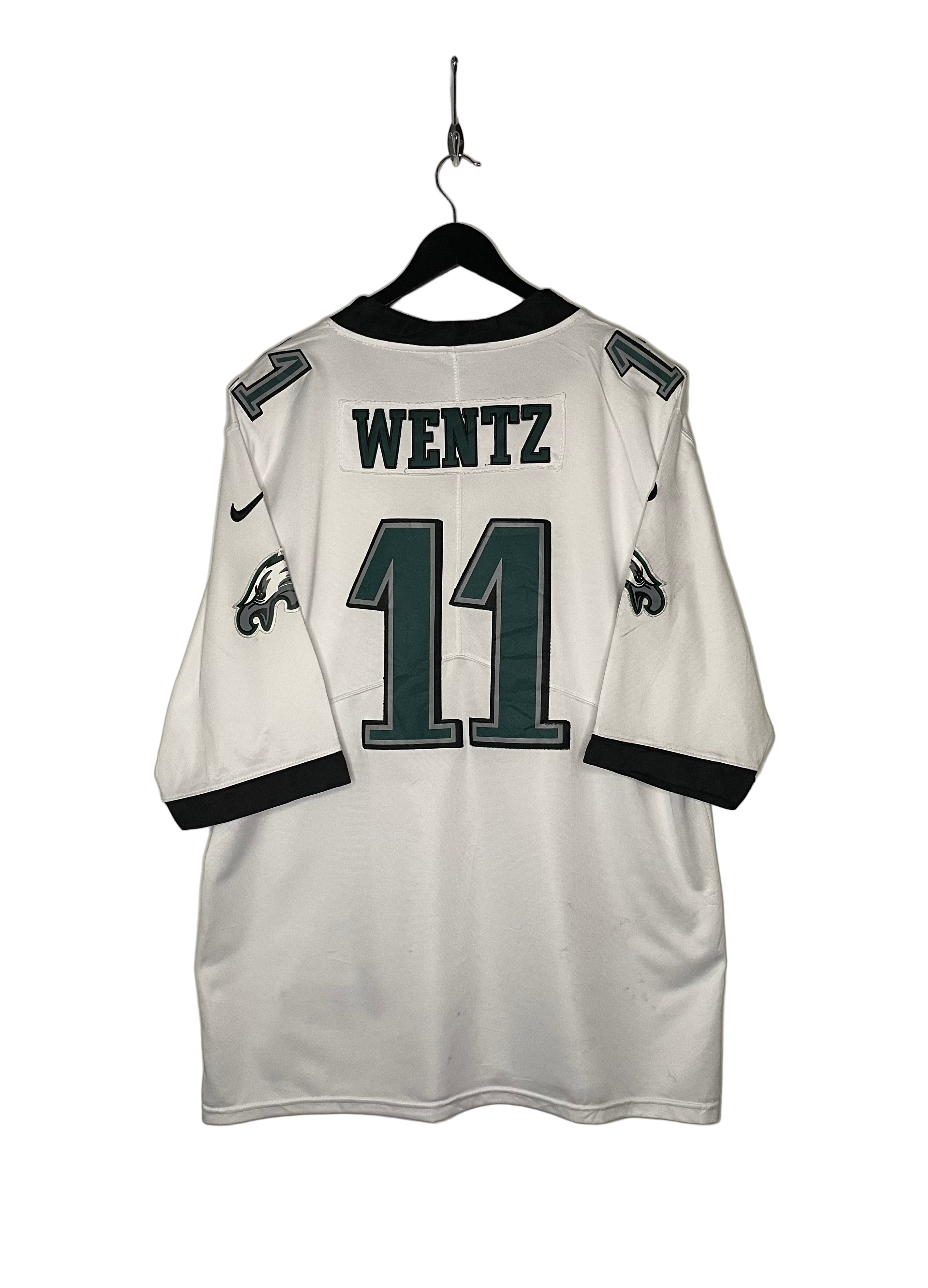 Nike NFL Jersey Philadelphia Eagles #11 Carson Wentz Weiß Größe XXL