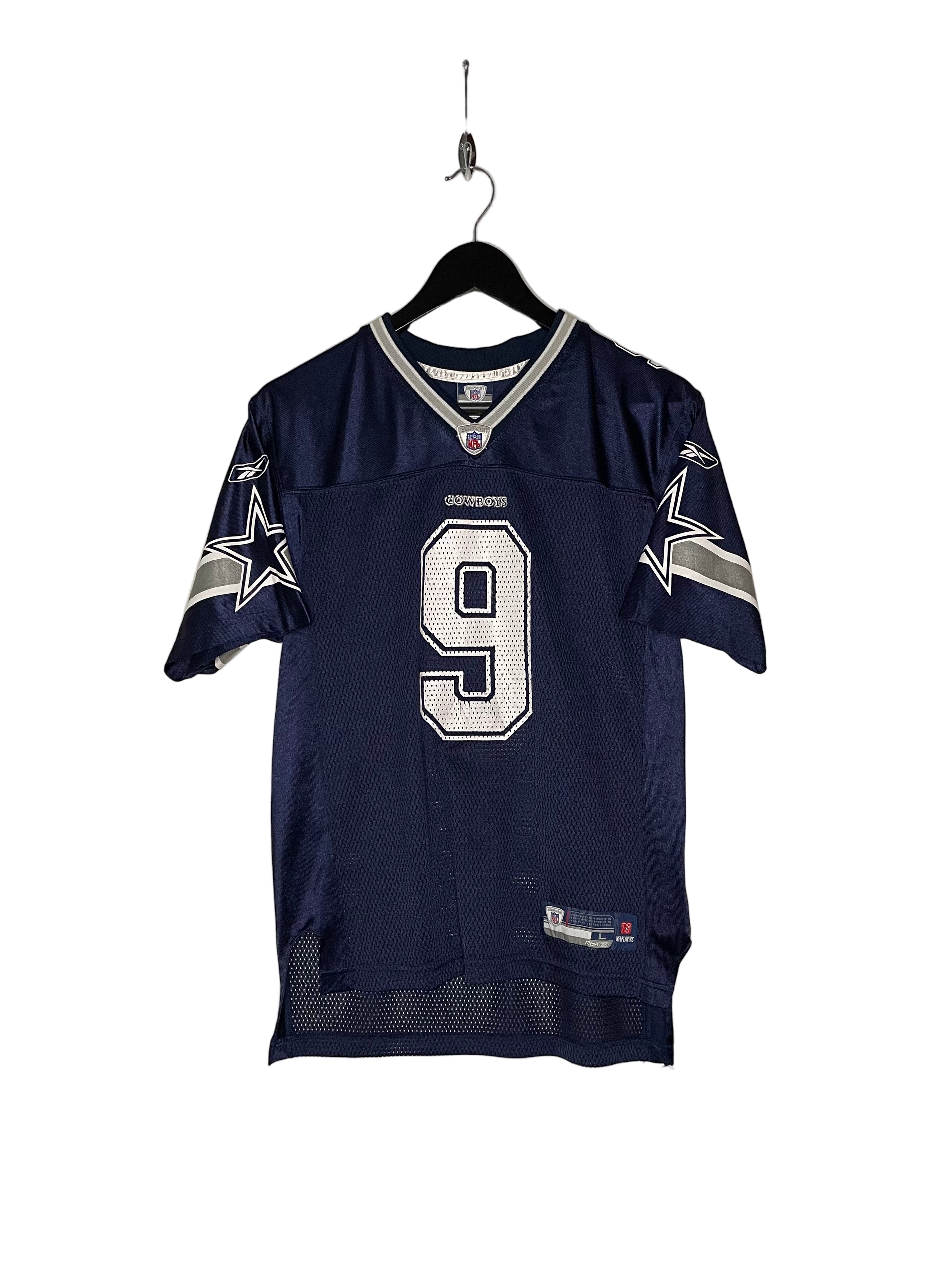Reebok NFL Jersey Dallas Cowboys #9 Tony Romo Blau Größe L Kinder