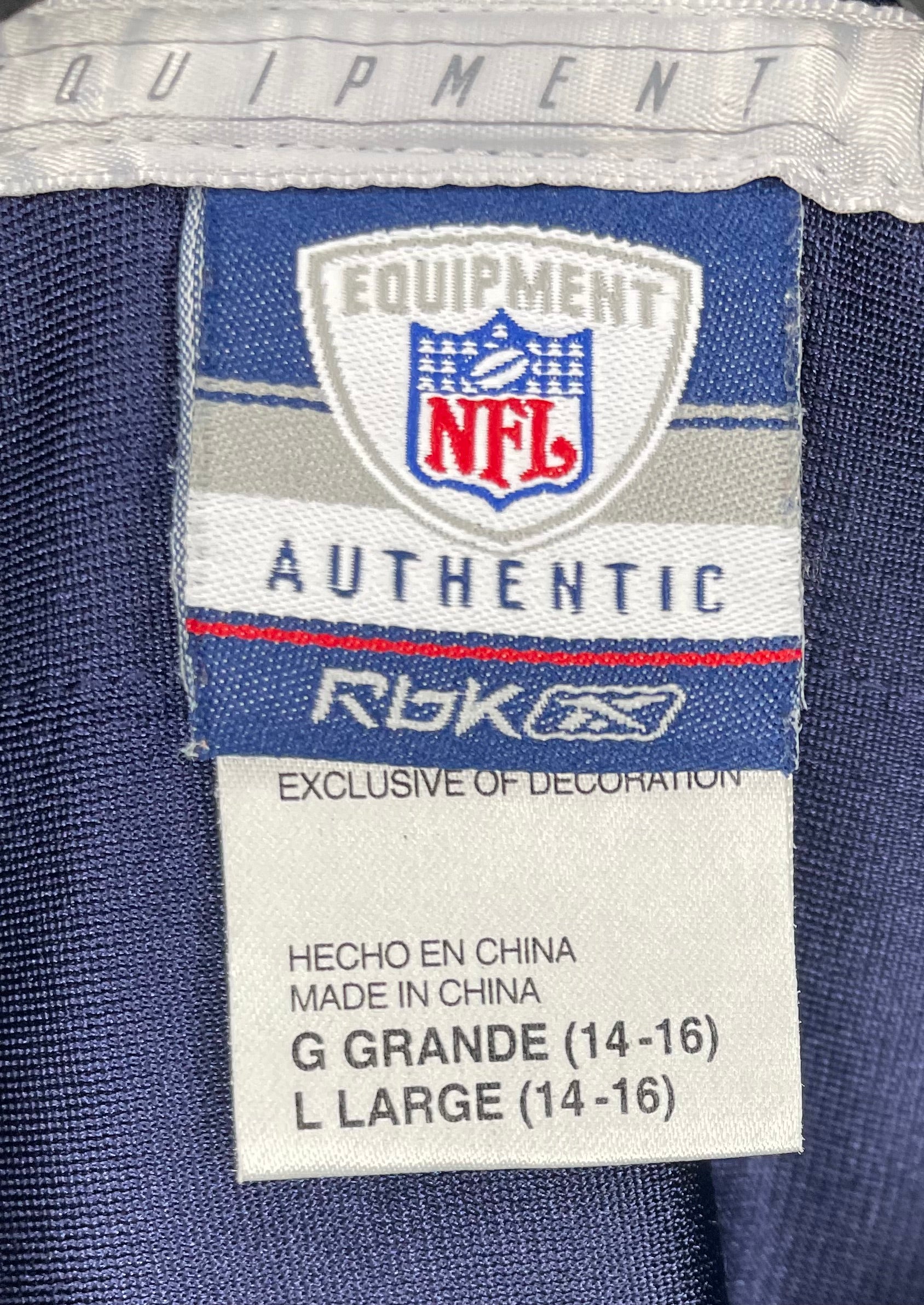 Reebok NFL Jersey Dallas Cowboys #9 Tony Romo Blau Größe L Kinder