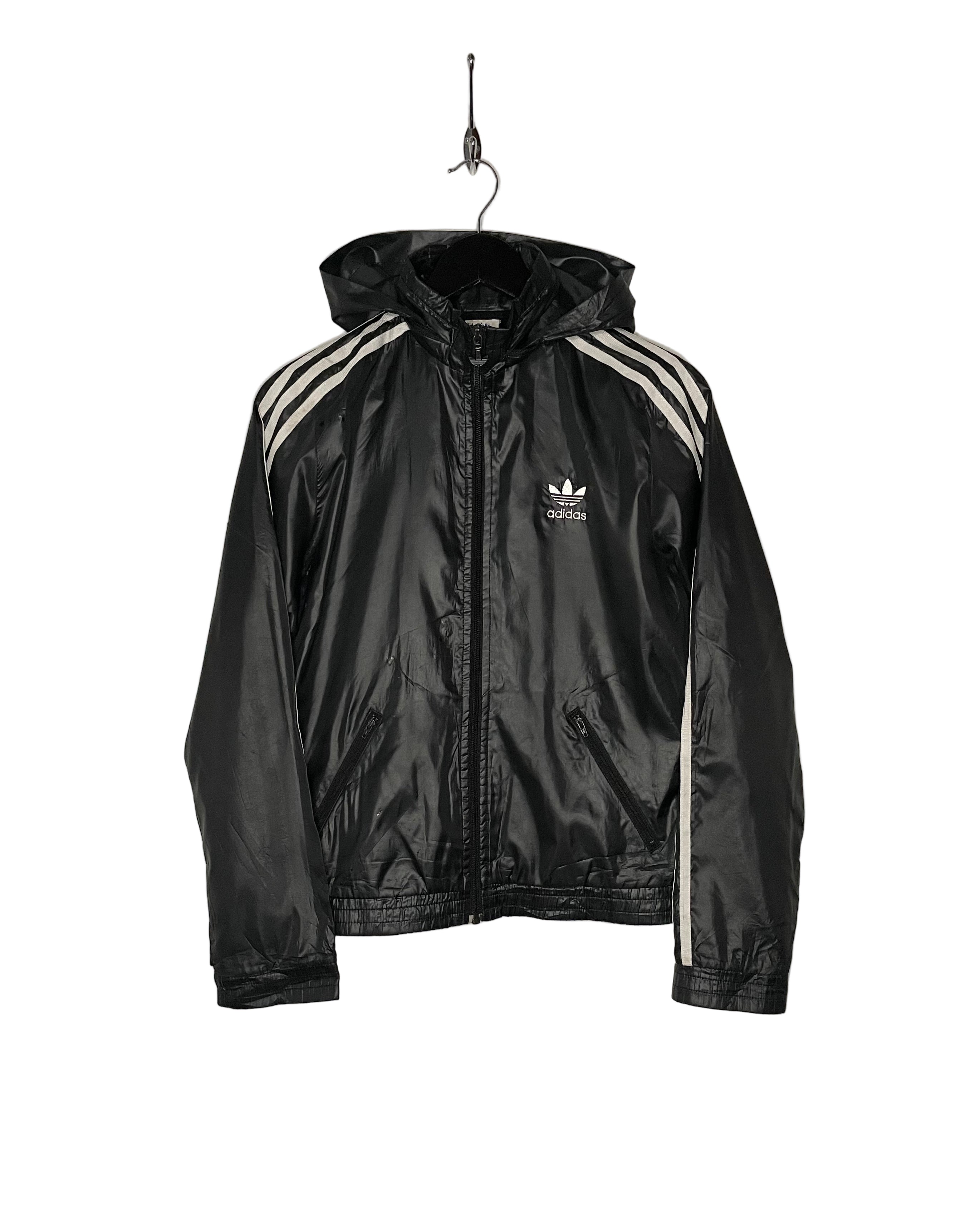 Adidas Vintage Trainingsjacke Schwarz Größe S Damen