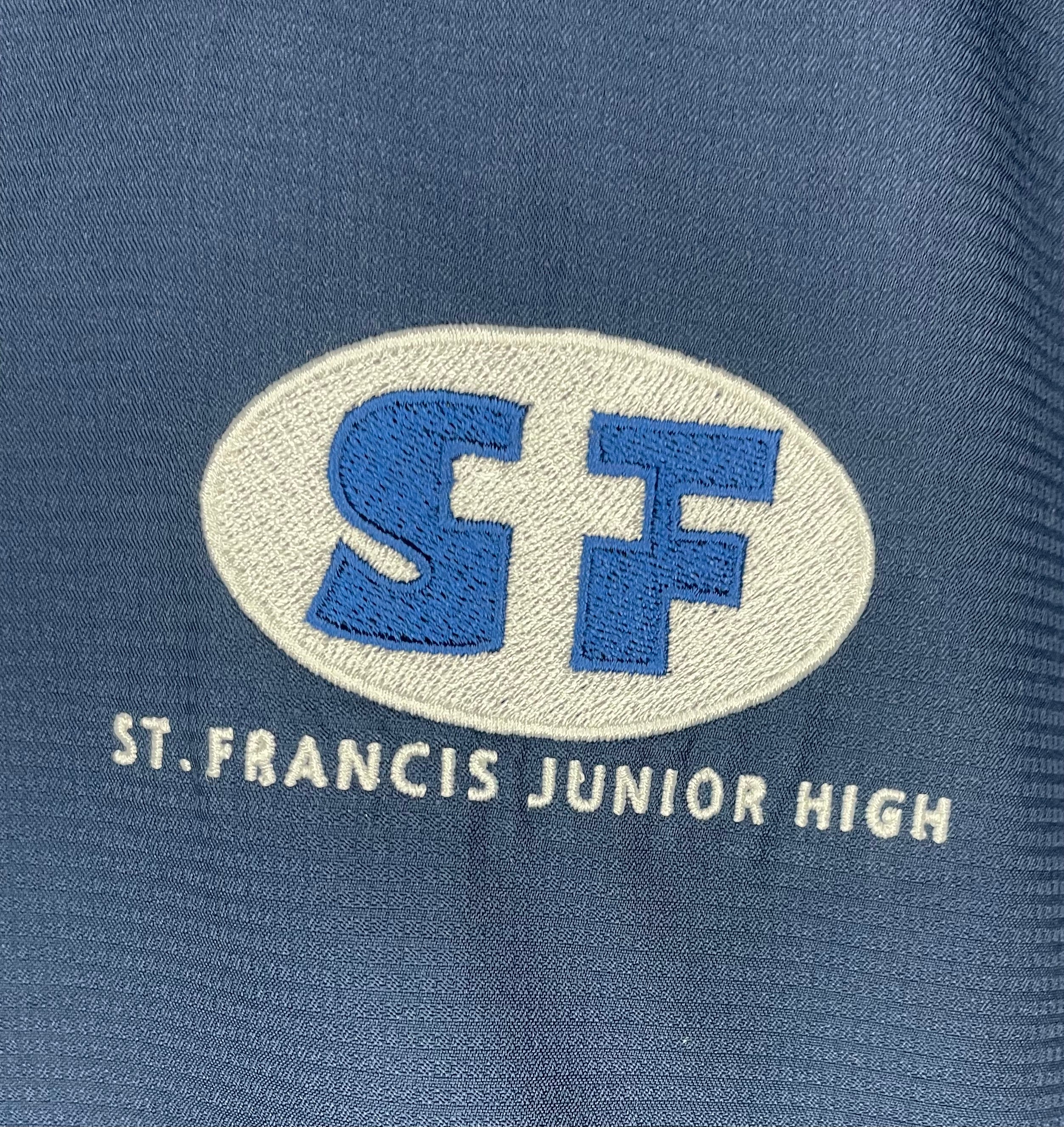 Adidas Windbreaker St. Francis Junior High Blau Größe M