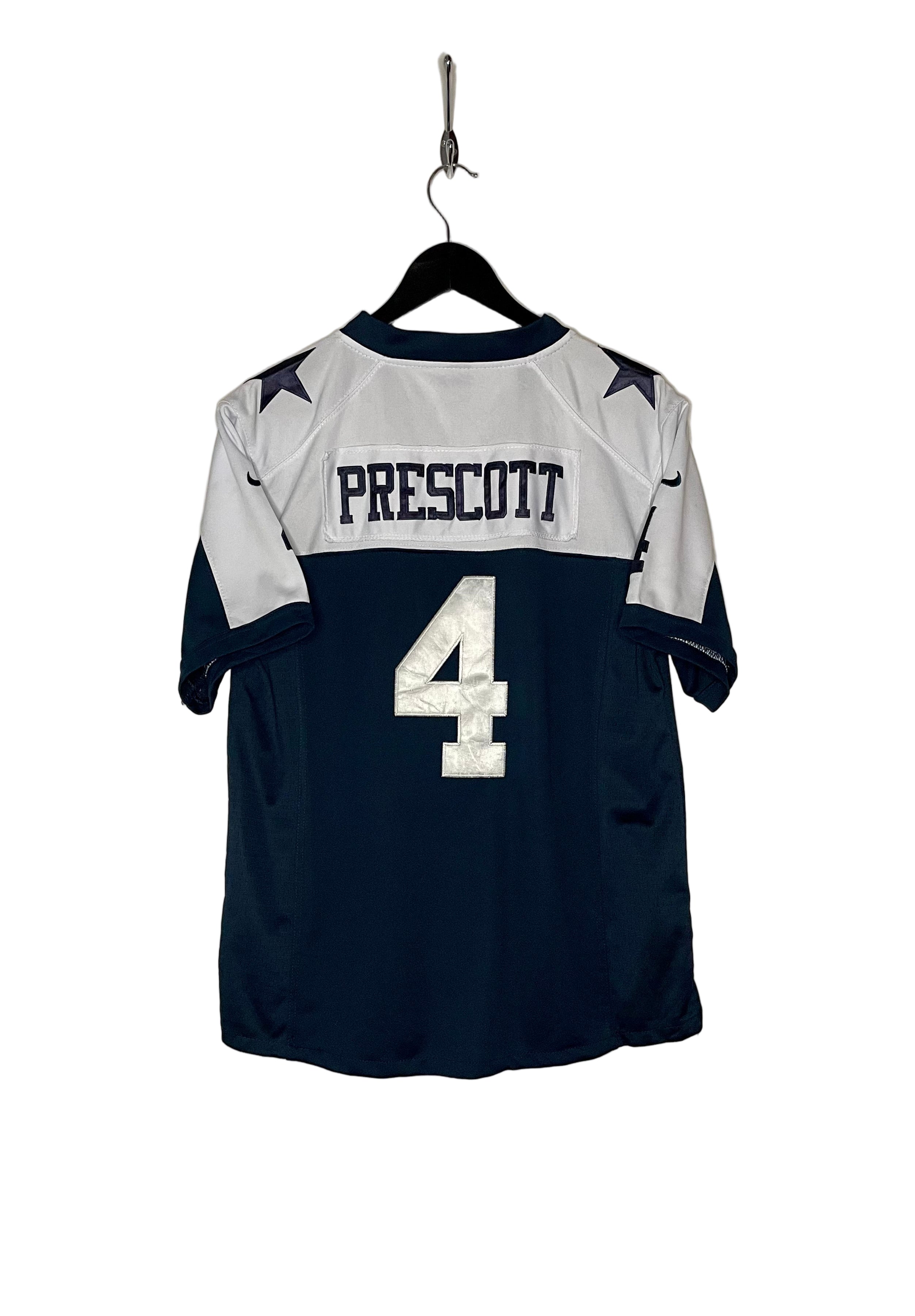 Nike OnField Dallas Cowboys Jersey #4 Dak Prescott Blau Größe XL Kinder