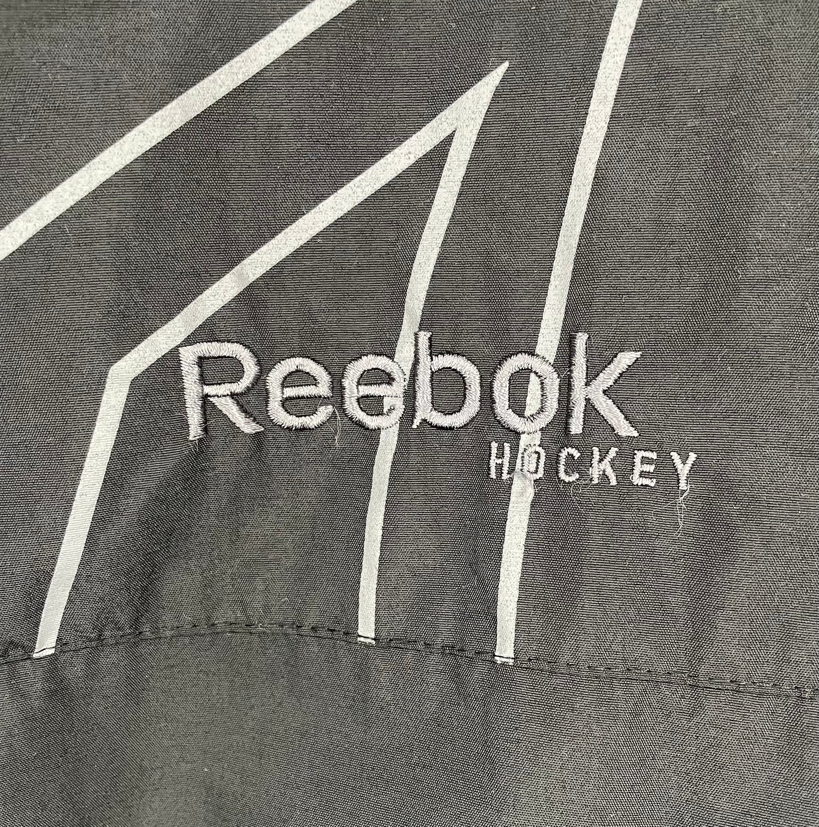 Reebok Hockey Vintage Trainingsjacke Schwarz Größe XL