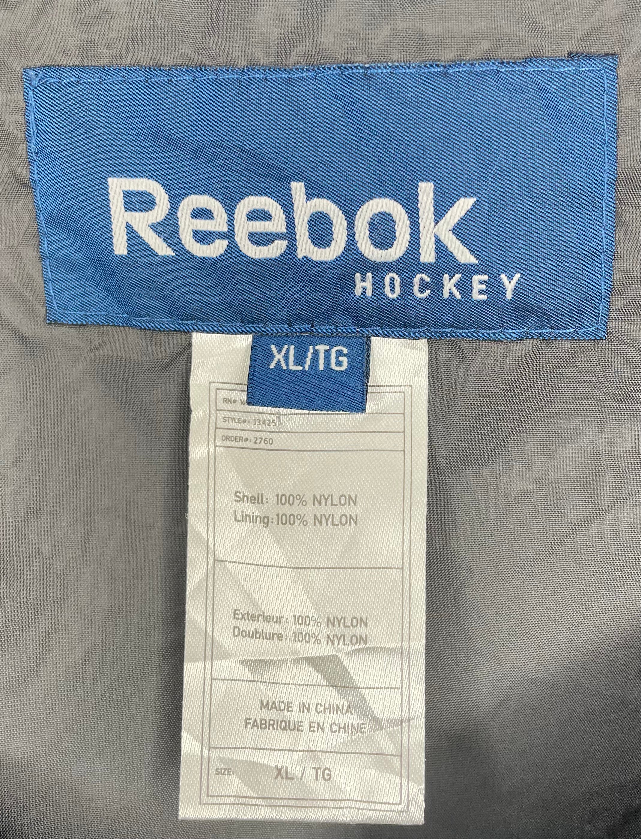 Reebok Hockey Vintage Trainingsjacke Schwarz Größe XL