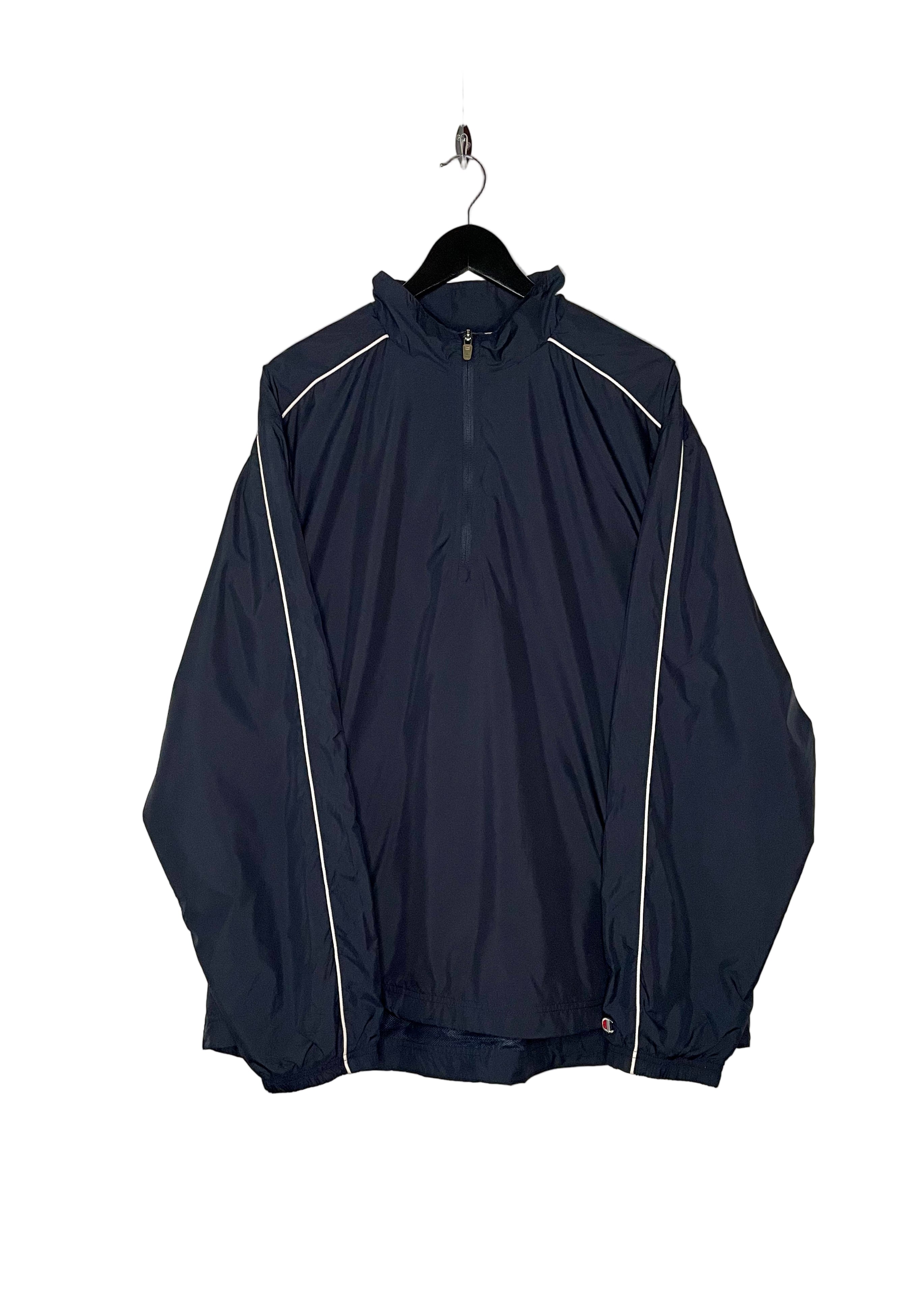 Champion Vintage Windbreaker Blau Größe XL