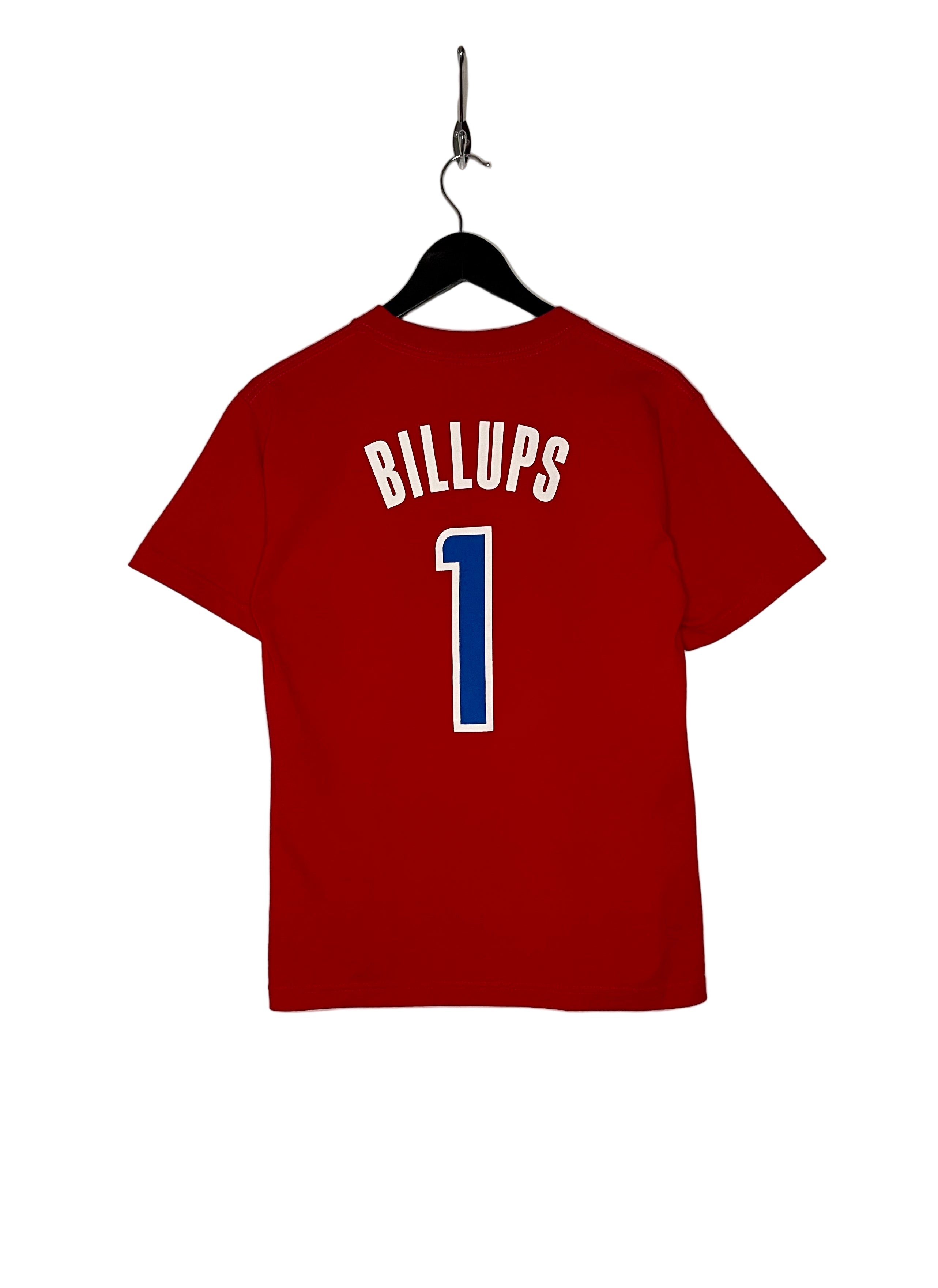 Adidas Vintage T-Shirt Los Angeles Clippers #1 Chauncey Billups Rot Größe S