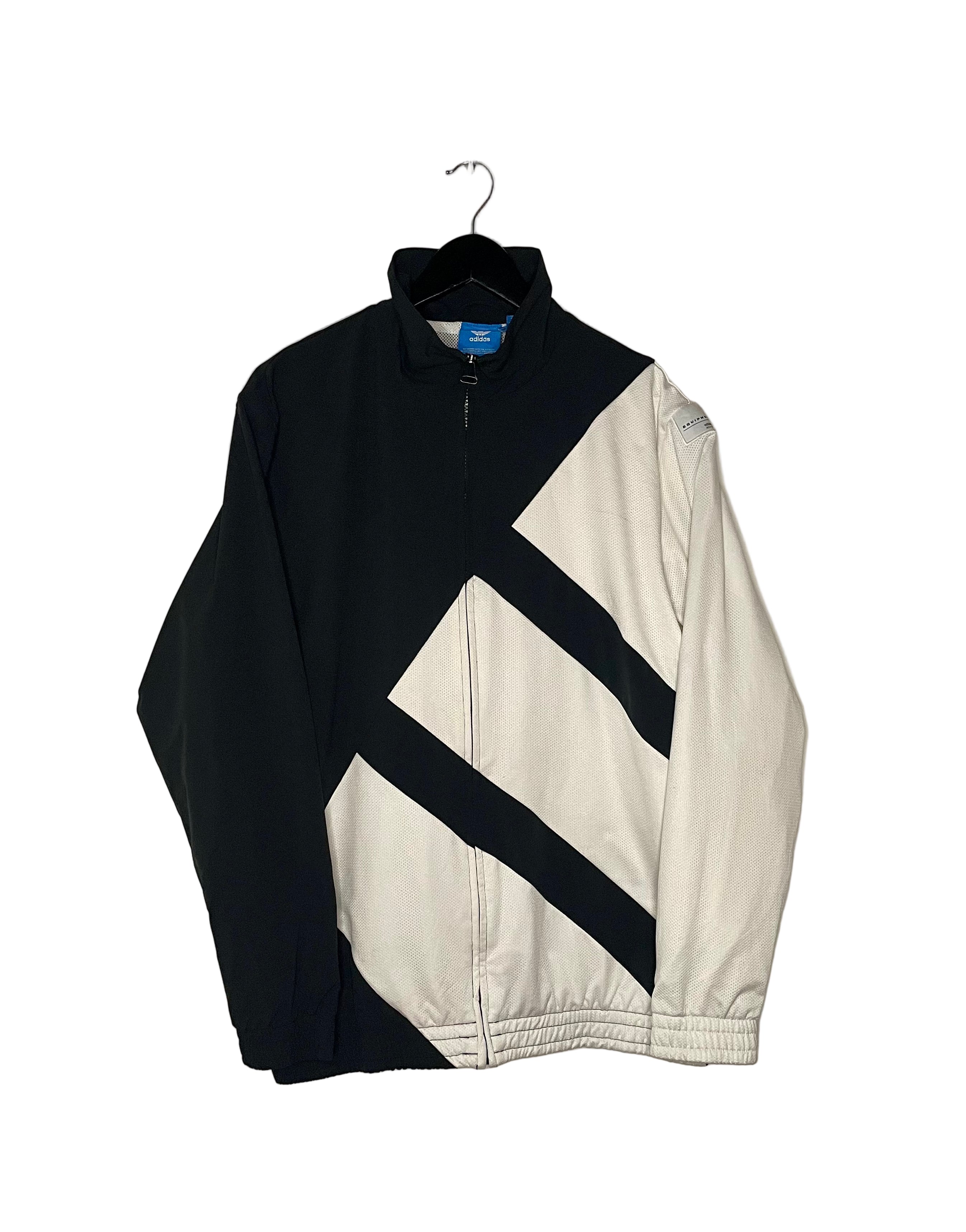 Adidas Equipment Trainingsjacke Schwarz/Weiß Größe L