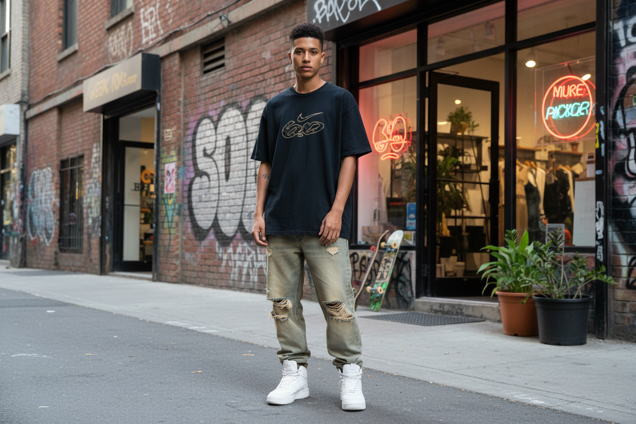 Nike 6.0 T-Shirt Schwarz Größe XL