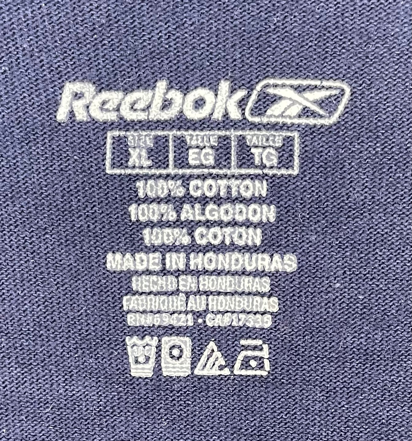 Reebok NFL T-Shirt Denver Broncos Blau Größe XL