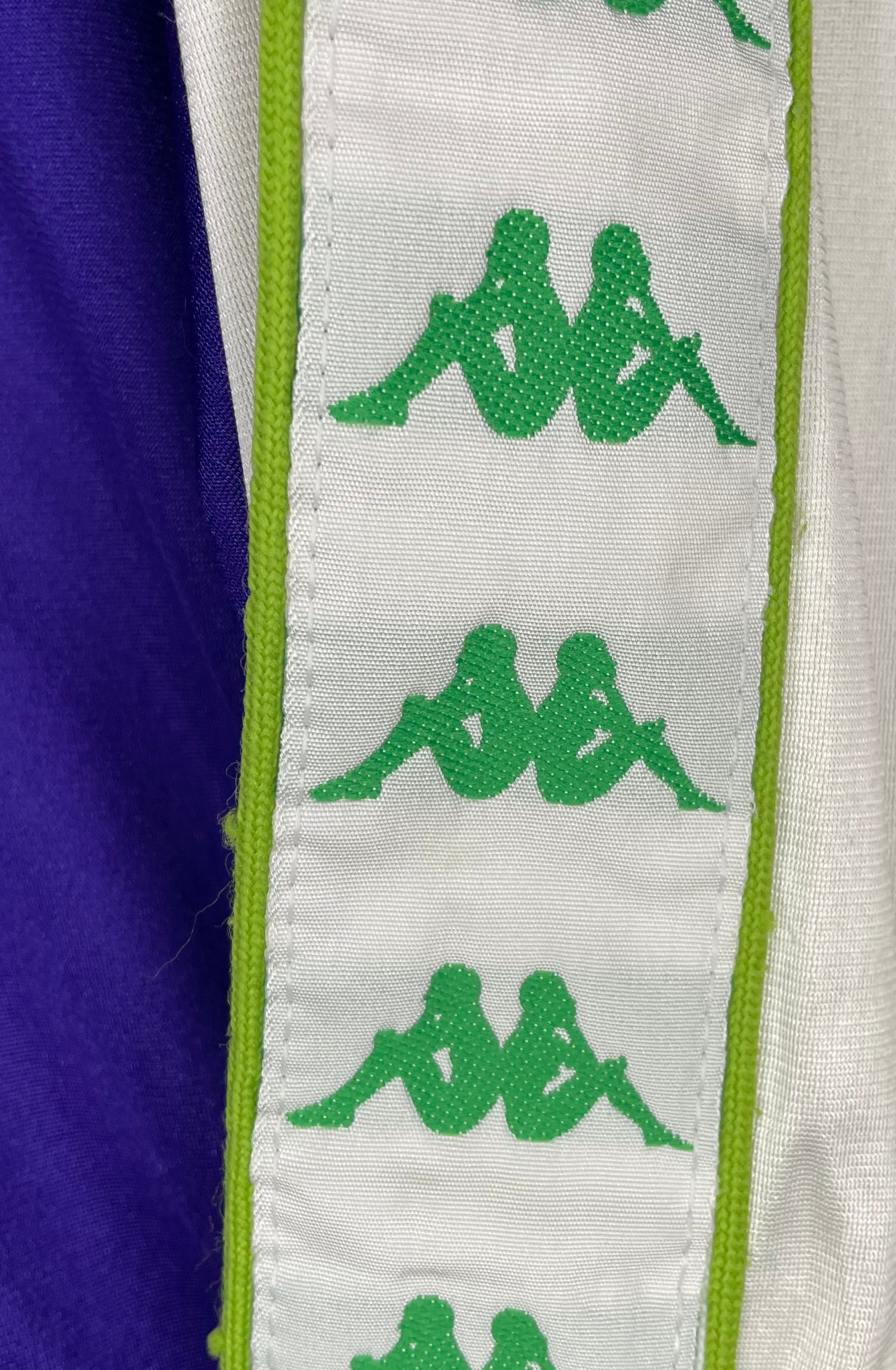 Kappa Vintage Trainingsjacke Lila/Weiß Größe XS