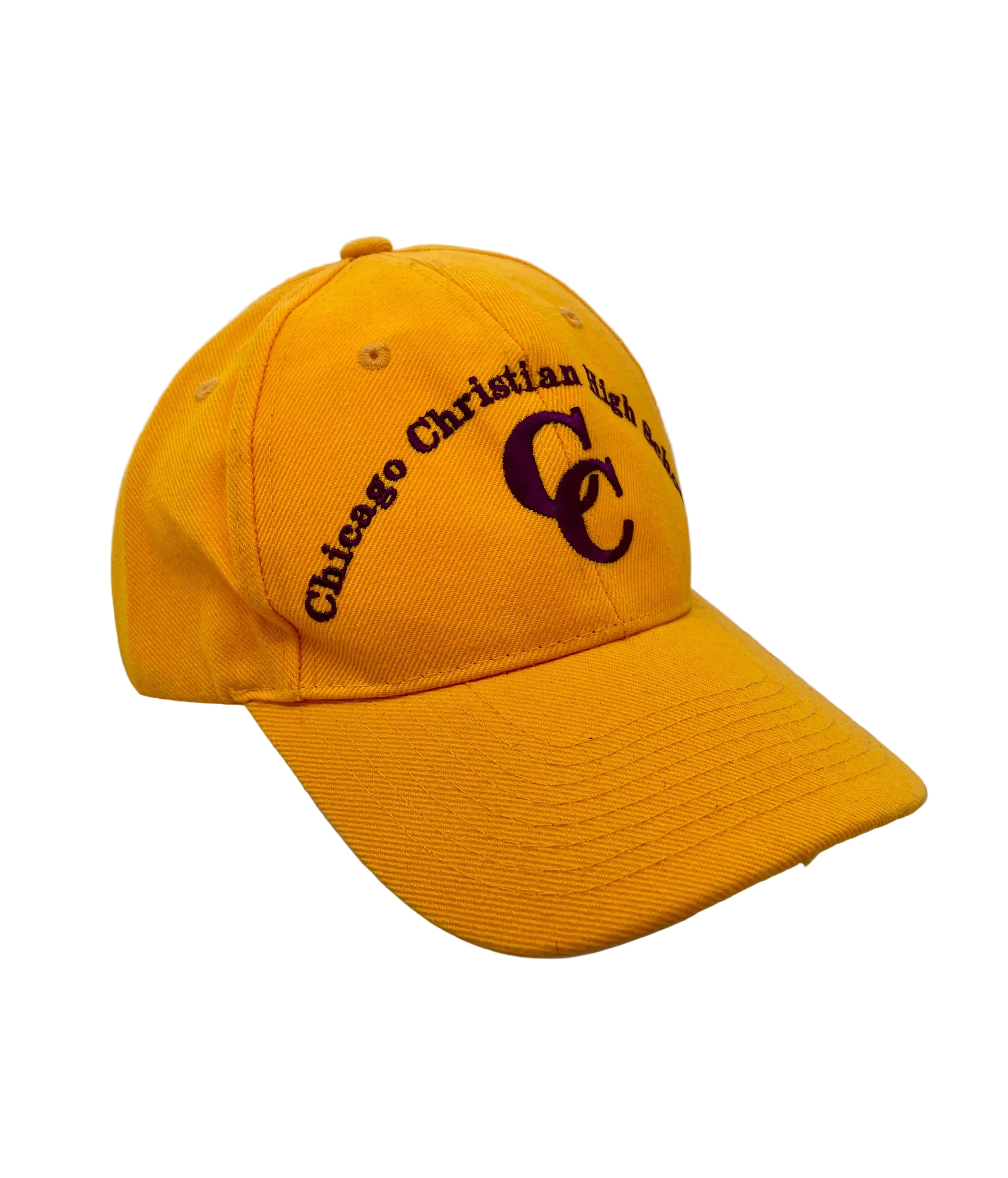 Vintage Strapback Chicago Christian High School Gelb One Size