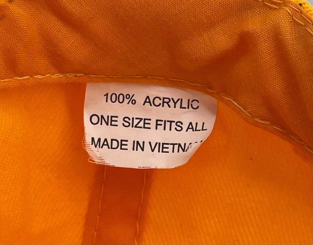 Vintage Strapback Chicago Christian High School Gelb One Size