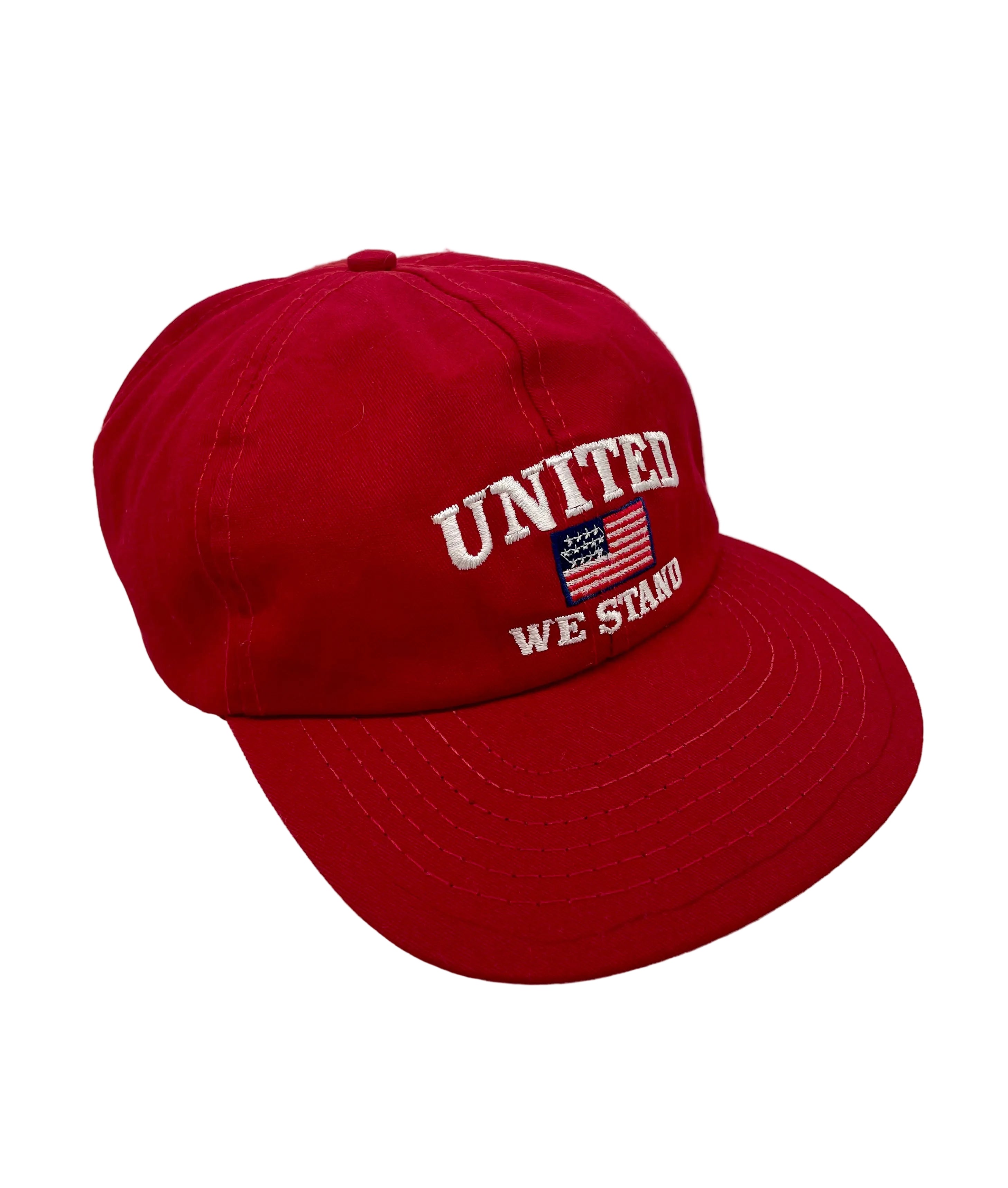 Vintage Snapback USA United We Stand Rot One Size