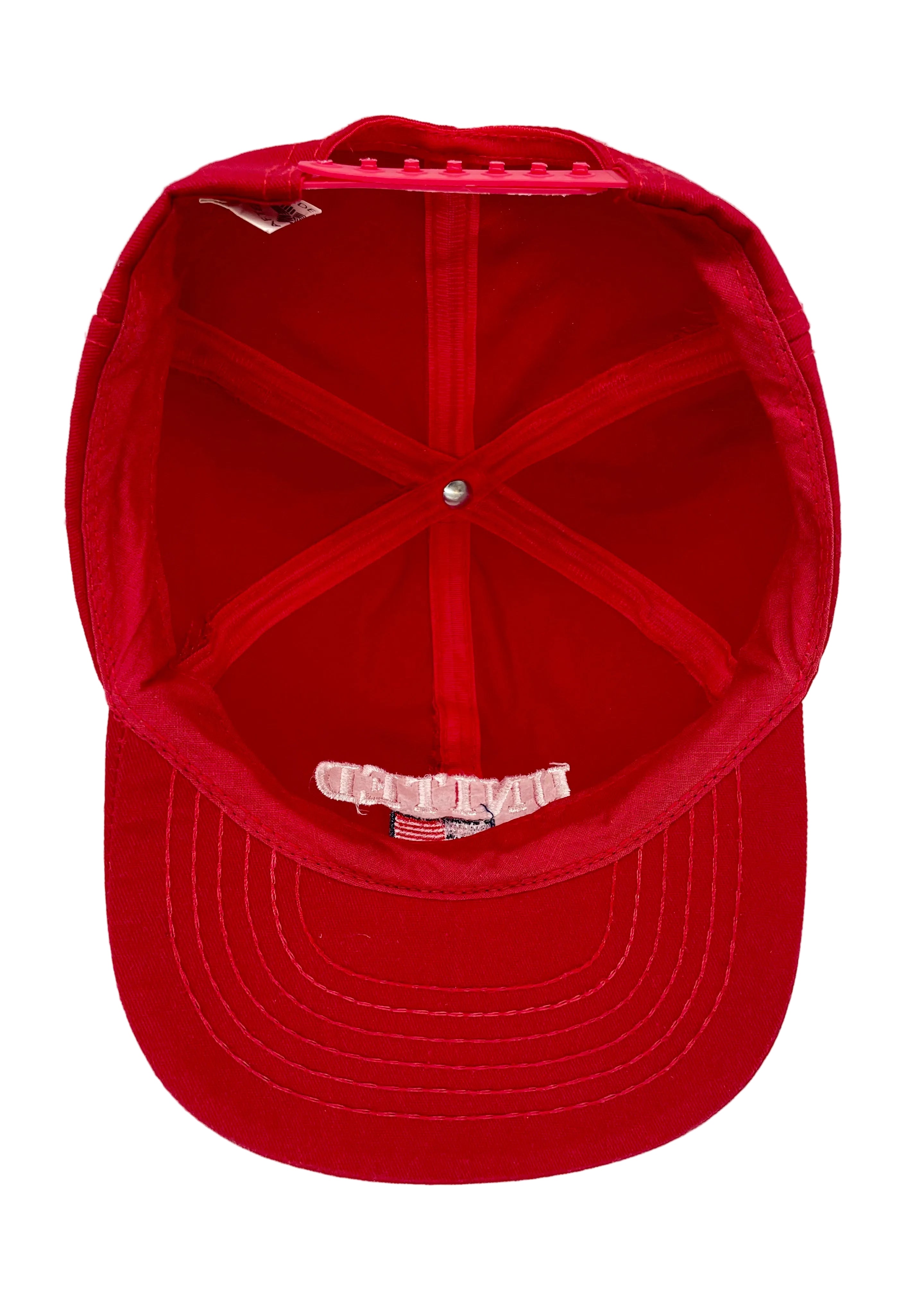 Vintage Snapback USA United We Stand Rot One Size