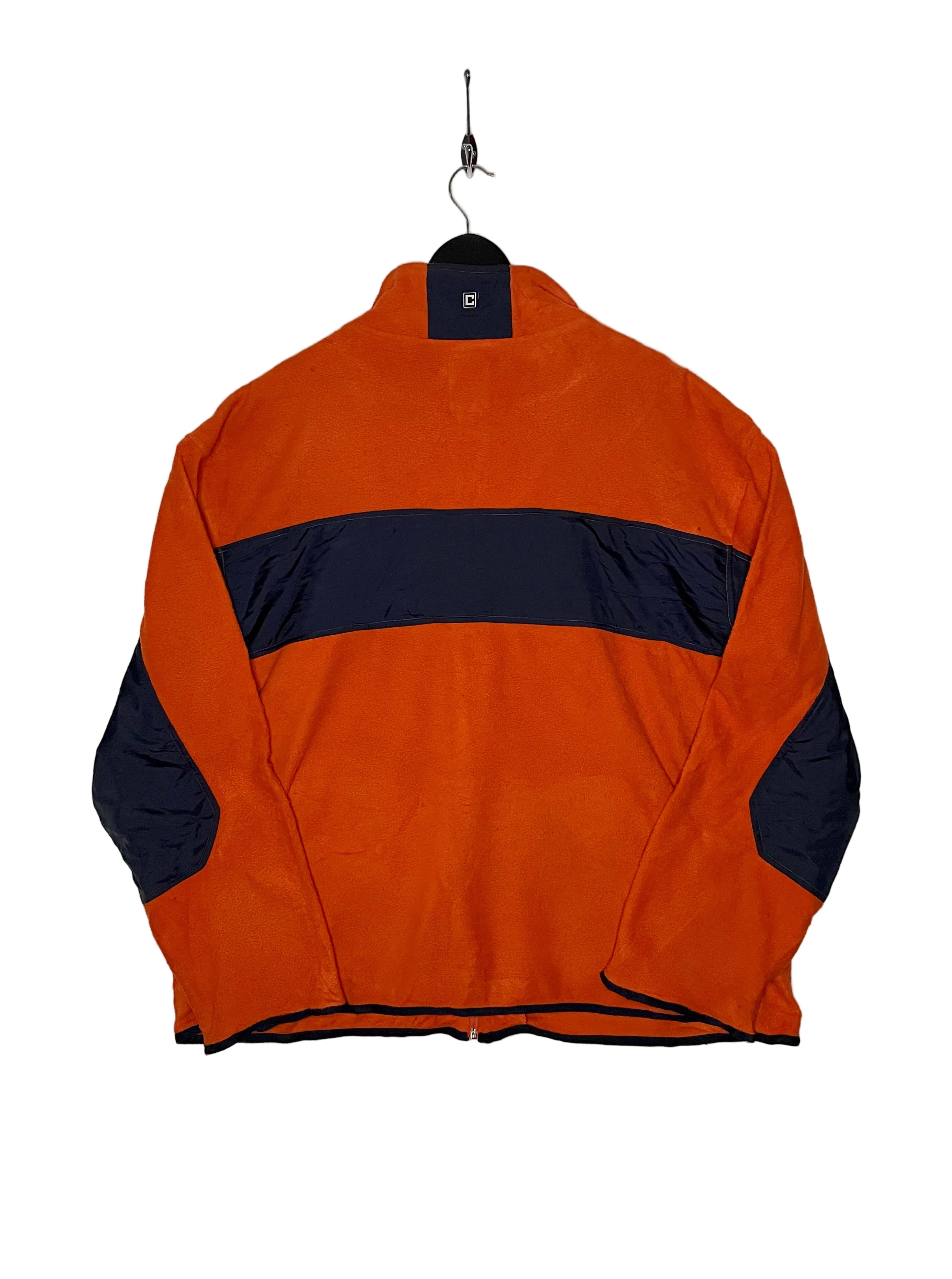 Chaps Vintage Fleece Jacke Orange Größe XL