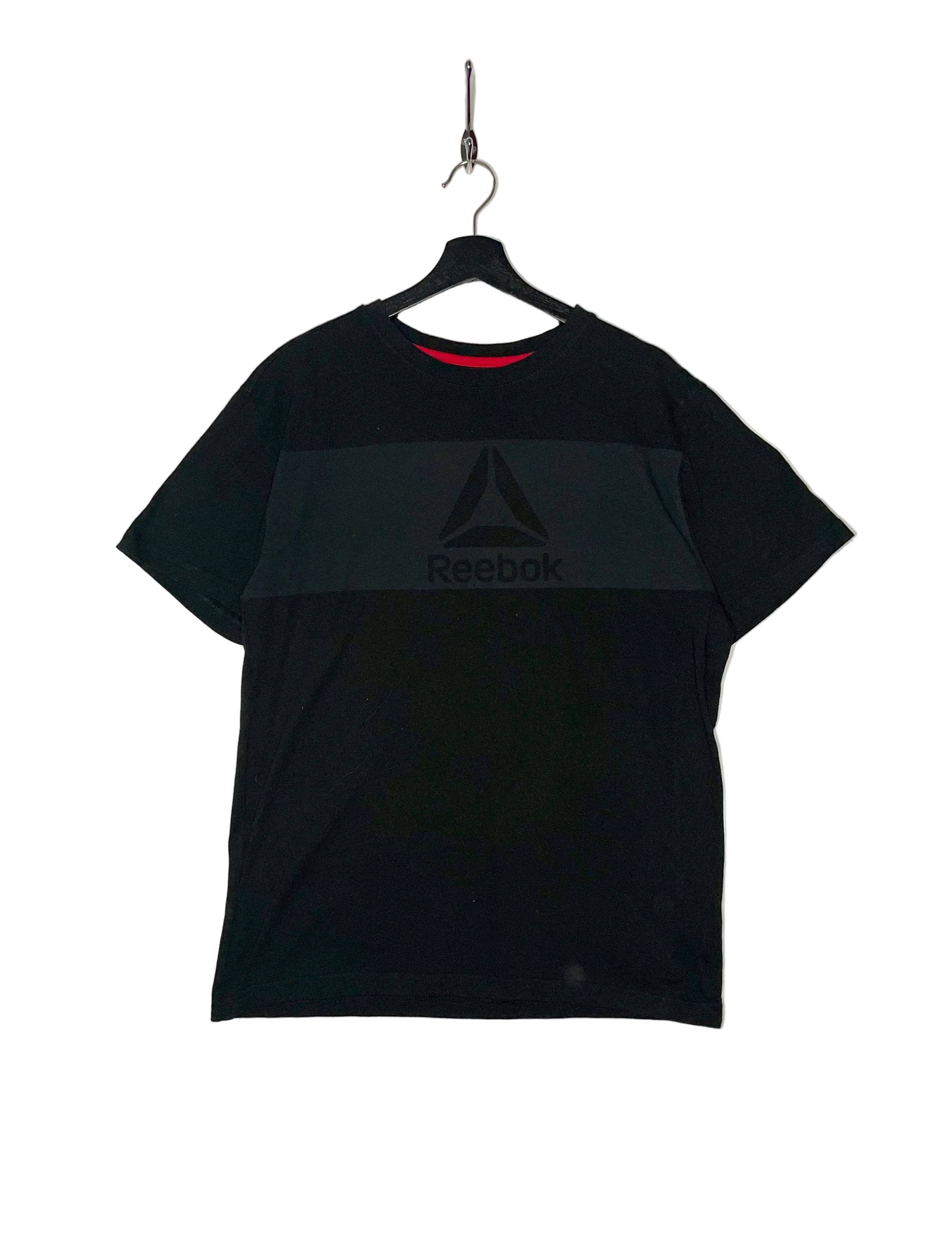Reebok Vintage T-Shirt Logo Print Schwarz Größe M